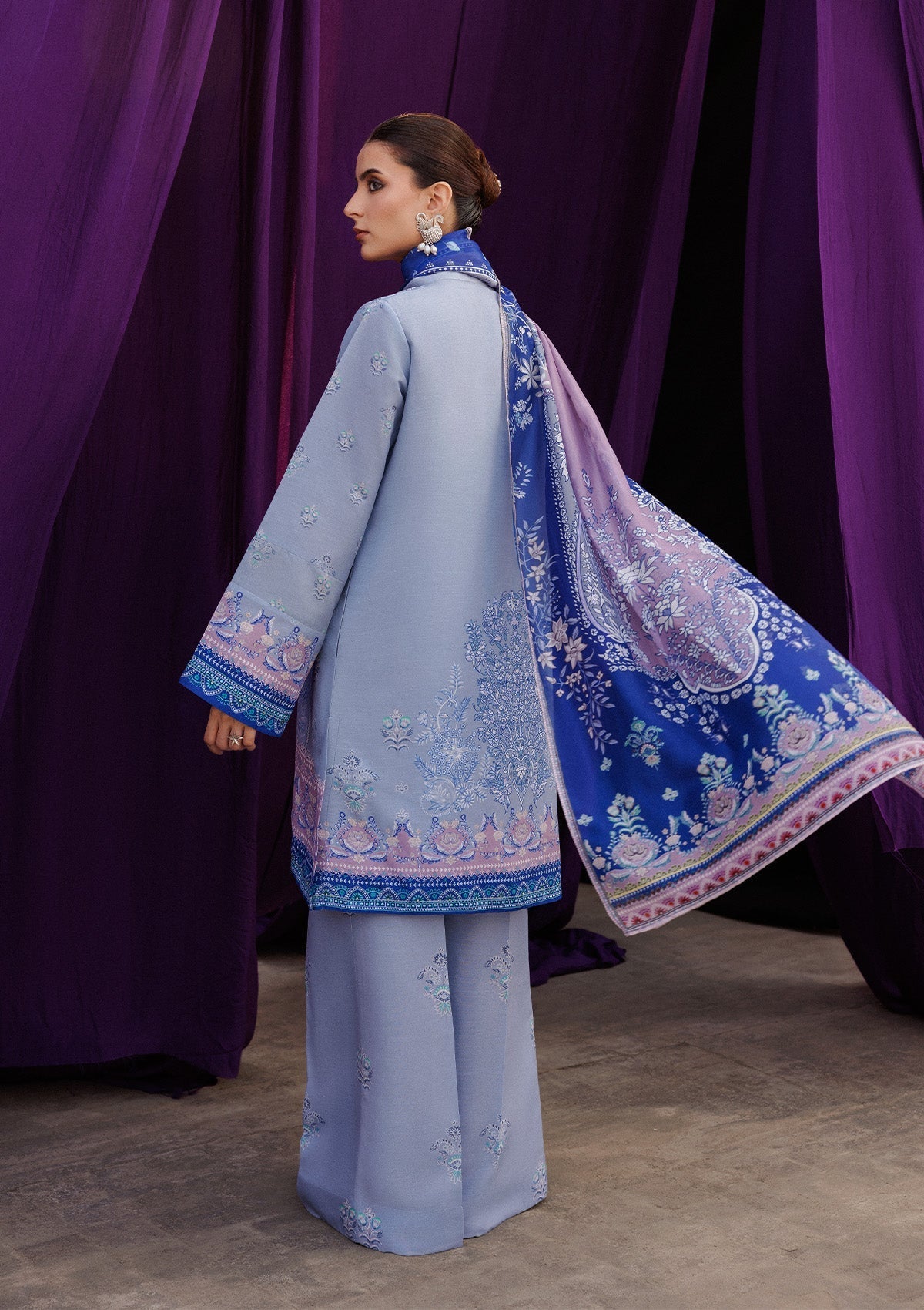 Aik Atelier | Roz Khaddar |  AIK ROZ '25 D2 - LOOK 08 by Aik Atelier - Designer Dress  - Type : Ladies Clothes - Available at Libayah - 100% Original 