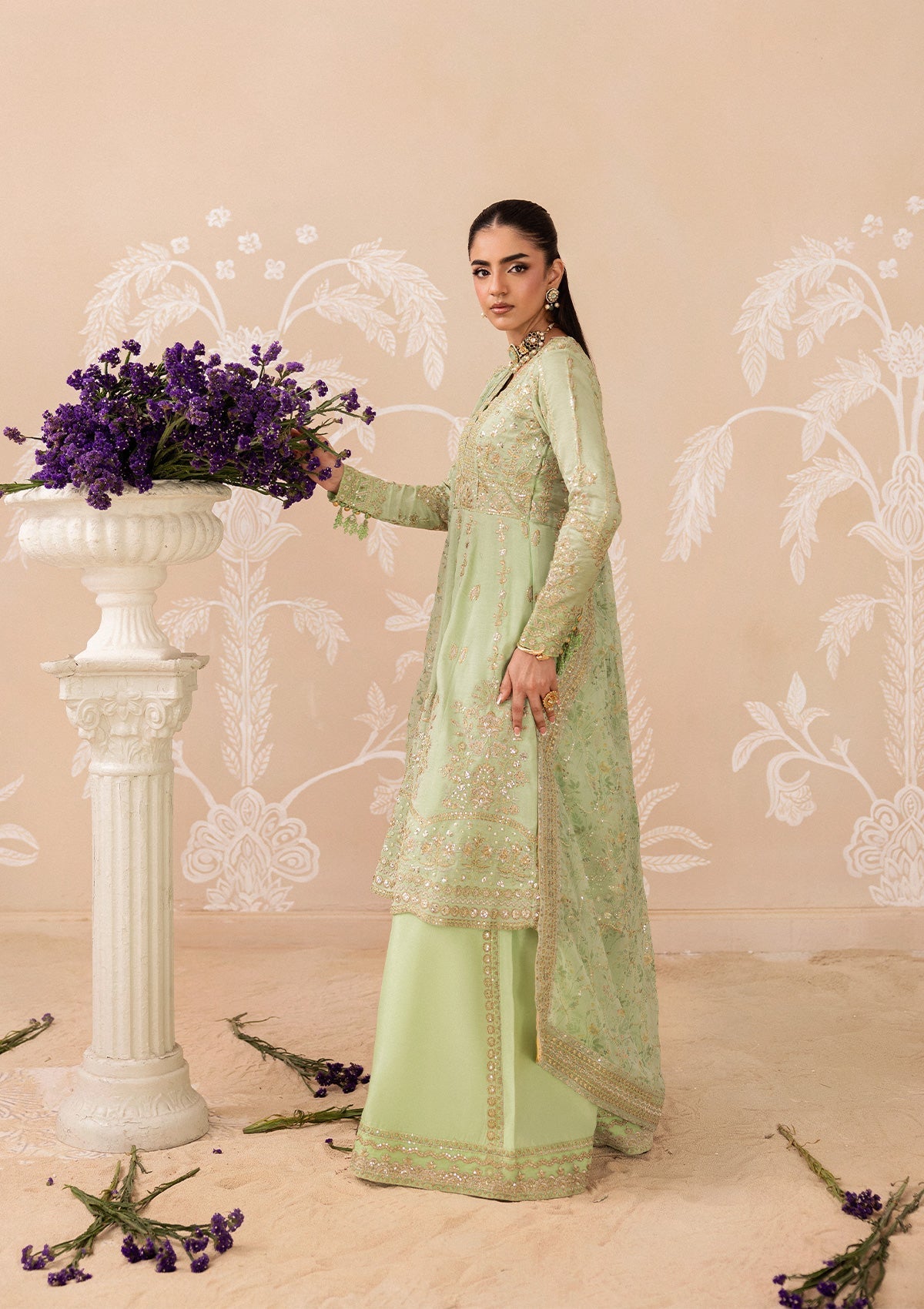 Aik Atelier | Aik Shaam 26 | AIK SHAAM - LOOK B2601 by Aik Atelier - Designer Dress  - Type : Ladies Clothes - Available at Libayah - 100% Original 
