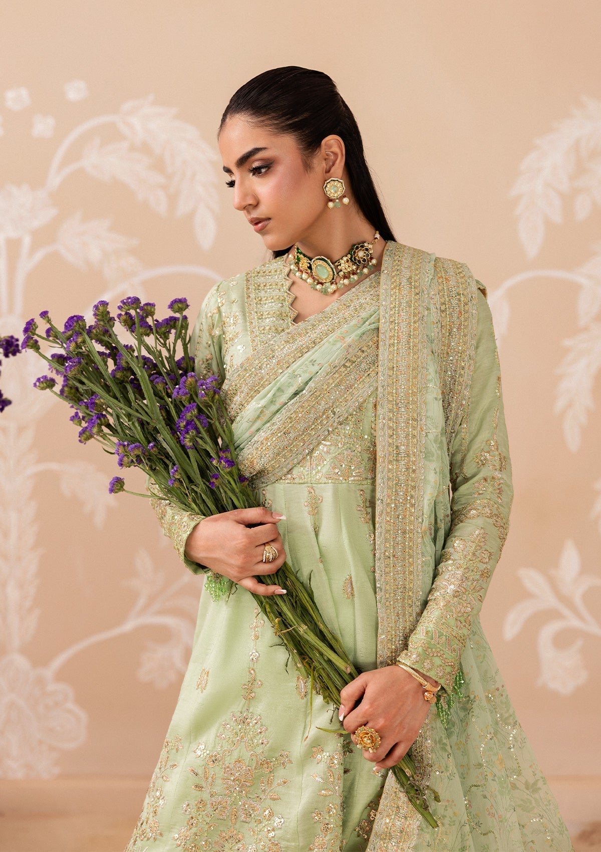 Aik Atelier | Aik Shaam 26 | AIK SHAAM - LOOK B2601 by Aik Atelier - Designer Dress  - Type : Ladies Clothes - Available at Libayah - 100% Original 
