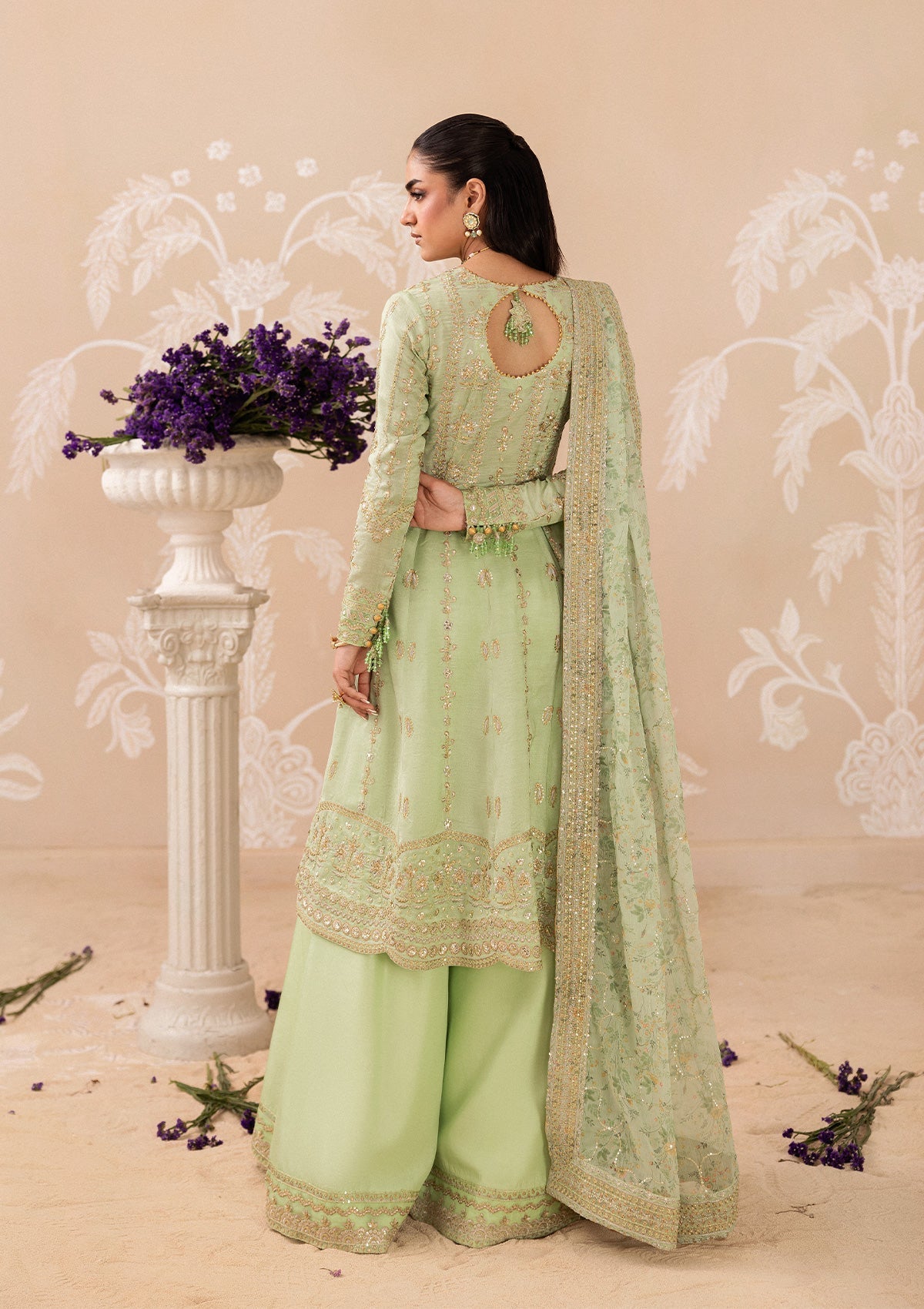 Aik Atelier | Aik Shaam 26 | AIK SHAAM - LOOK B2601 by Aik Atelier - Designer Dress  - Type : Ladies Clothes - Available at Libayah - 100% Original 