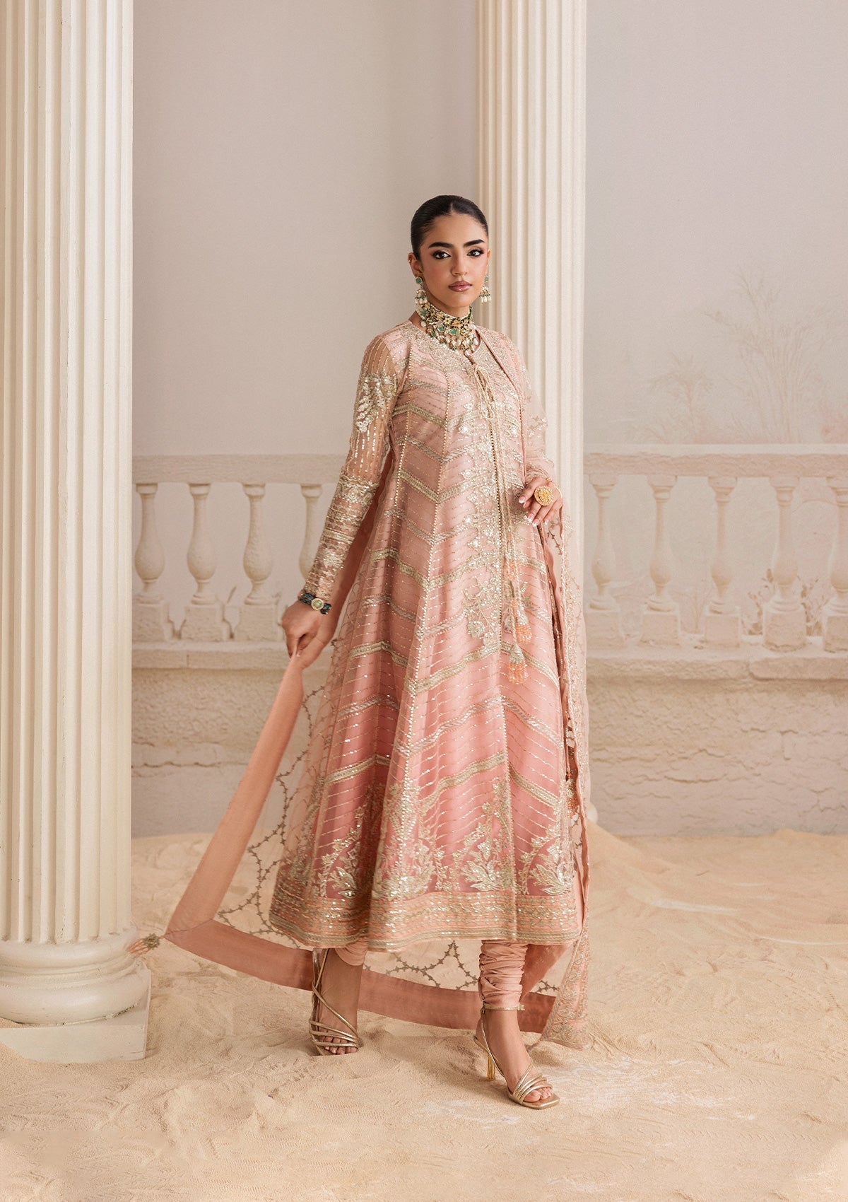 Aik Atelier | Aik Shaam 26 | AIK SHAAM - LOOK B2605 by Aik Atelier - Designer Dress  - Type : Ladies Clothes - Available at Libayah - 100% Original 