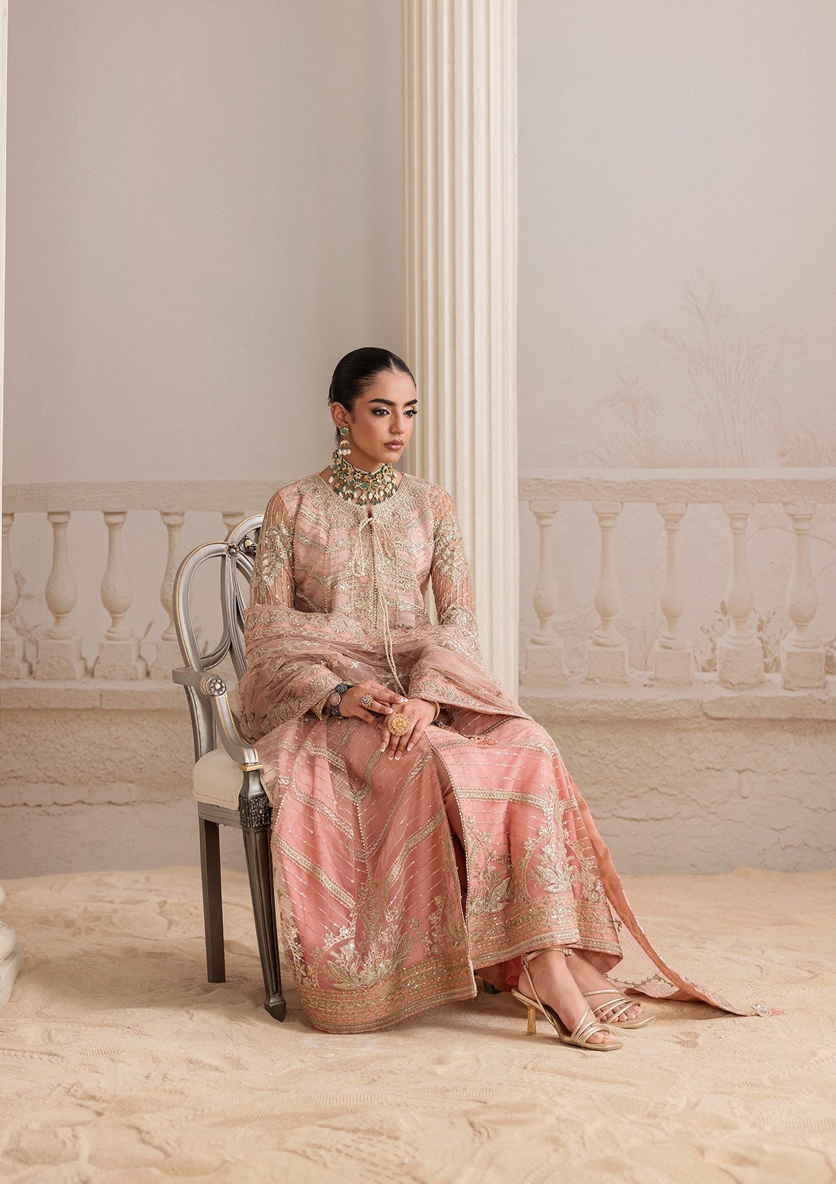 Aik Atelier | Aik Shaam 26 | AIK SHAAM - LOOK B2605 by Aik Atelier - Designer Dress  - Type : Ladies Clothes - Available at Libayah - 100% Original 