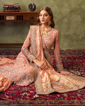 Ain | Aroosh Luxury Formals 24 | AR-96 ARZU (Pink) by Ain - Designer Dress - Type: Ladies Clothes - Available at Libayah - 100% Original