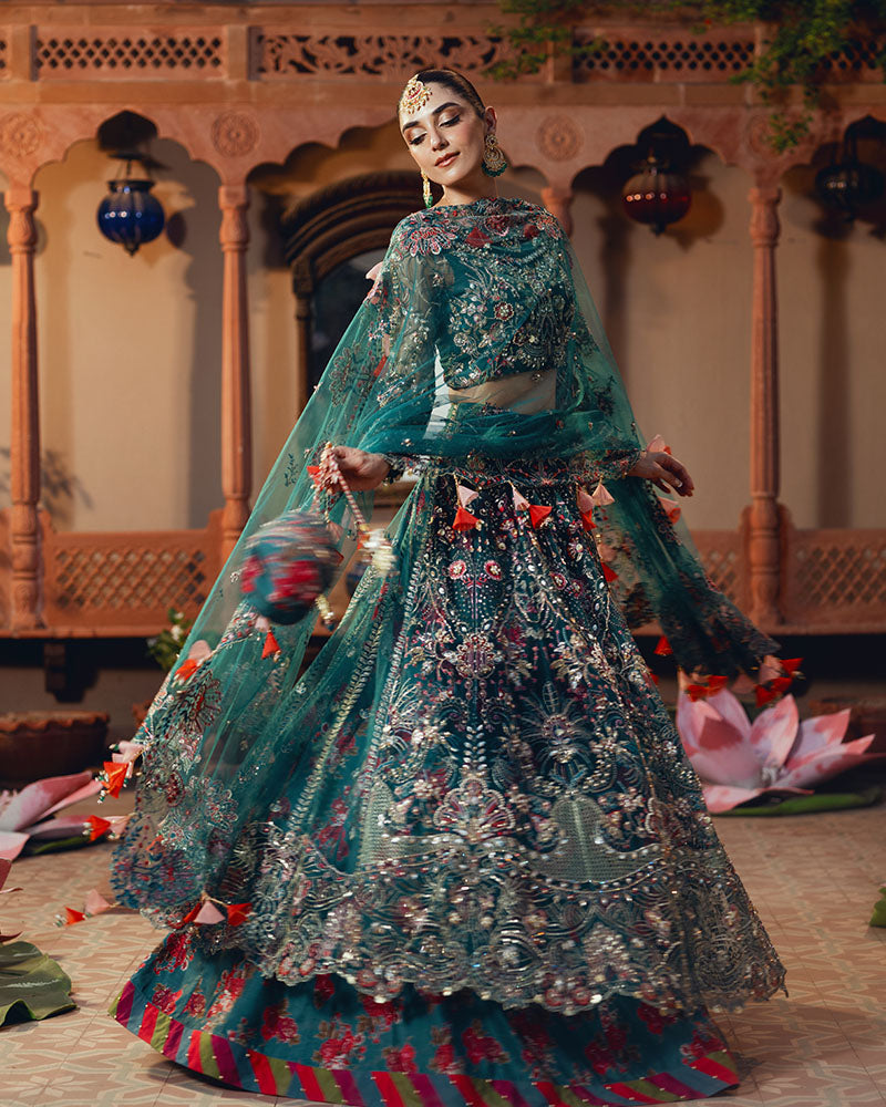 Ain | Naulakha Wedding Festive 24 | AR-139 RUNG by Ain - Designer Dress - Type: Ladies Clothes - Available at Libayah - 100% Original