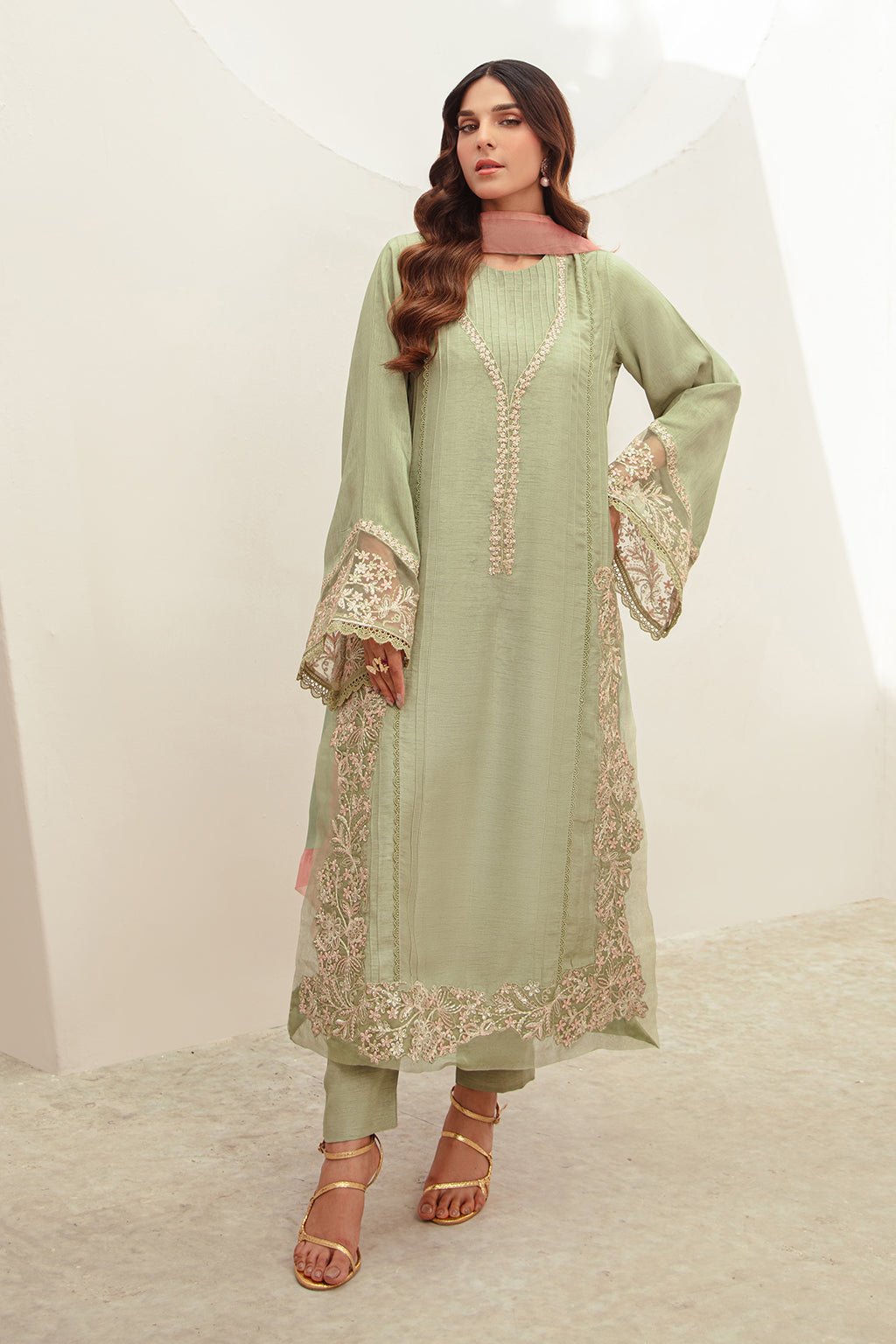 AJR Couture | Basic Pret 24 | ELISA by AJR Couture - Designer Dress - Type: Ladies Clothes - Available at Libayah - 100% Original