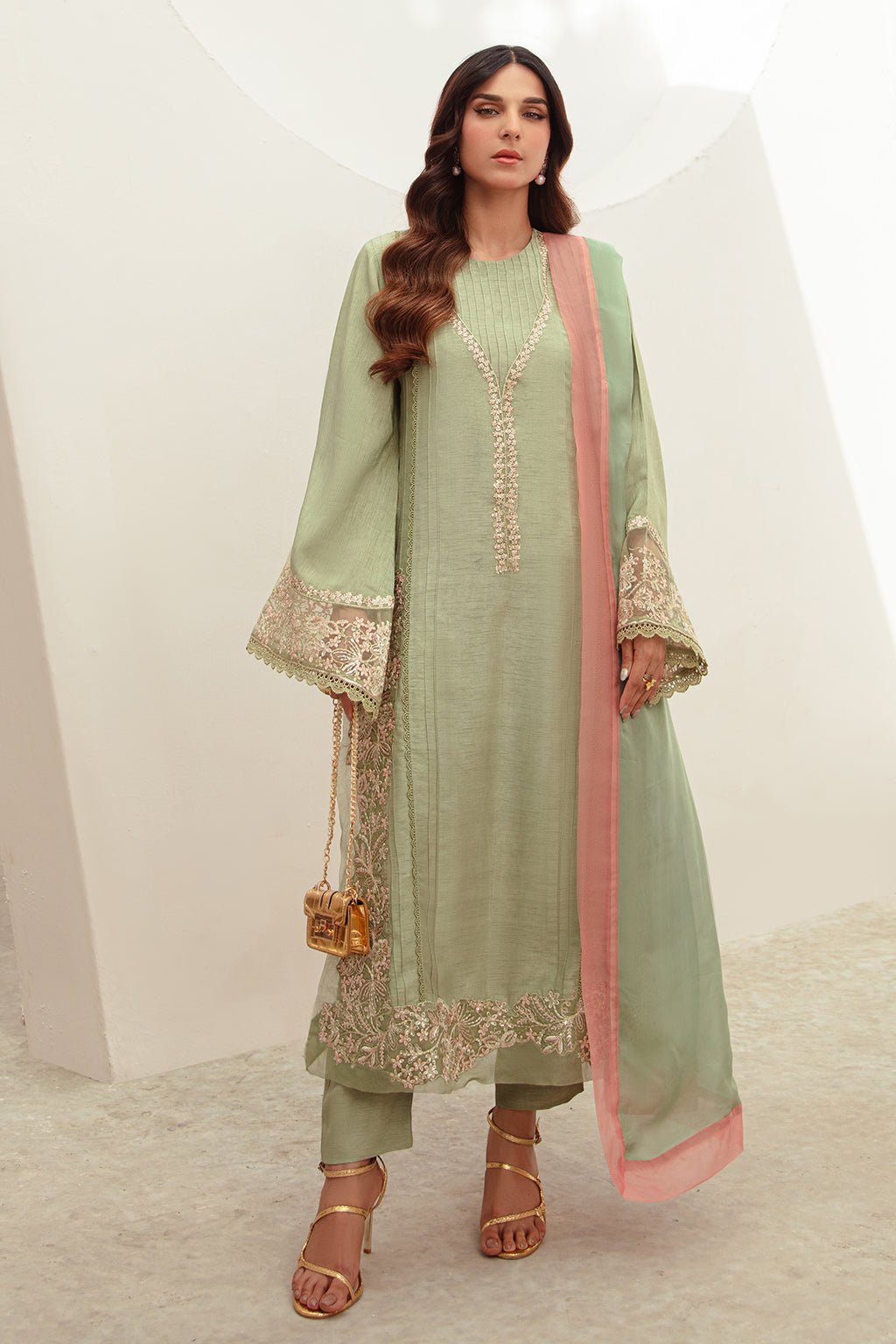 AJR Couture | Basic Pret 24 | ELISA by AJR Couture - Designer Dress - Type: Ladies Clothes - Available at Libayah - 100% Original