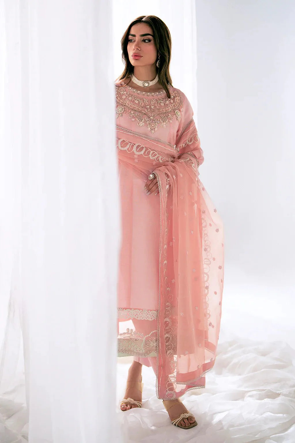 Ajr Couture | Luxe Pret Eid Drop | DREEMY by AJR Couture - Designer Dress - Type: Ladies Clothes - Available at Libayah - 100% Original