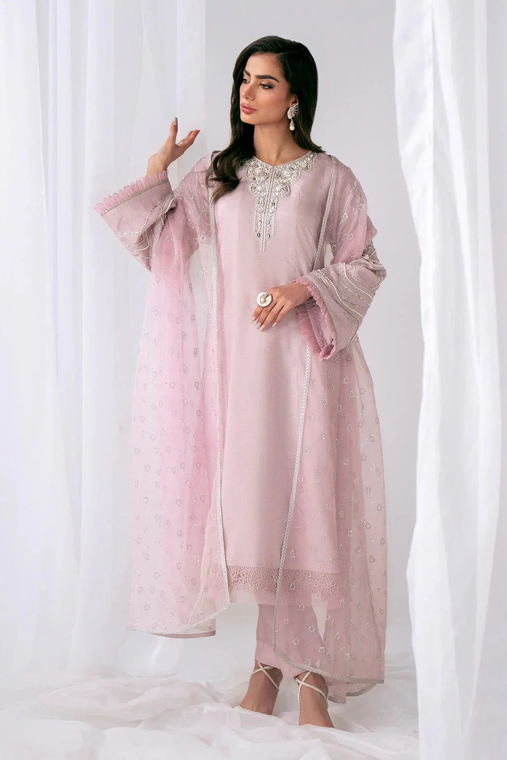 Ajr Couture | Luxe Pret Eid Drop | Floret by AJR Couture - Designer Dress - Type: Ladies Clothes - Available at Libayah - 100% Original
