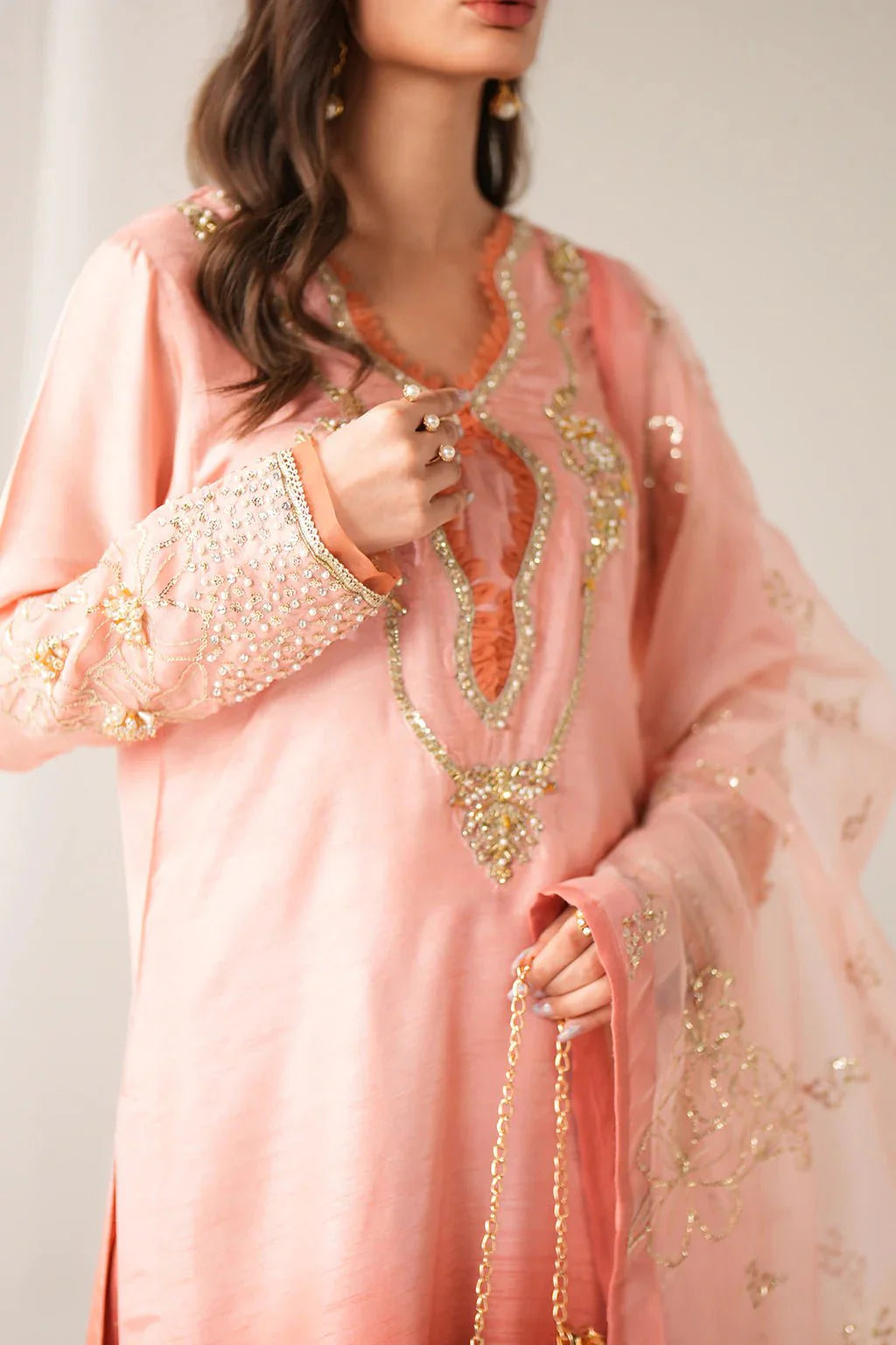 AJR Couture | Luxe Pret Eid | RHYTHM by AJR Couture - Designer Dress - Type: Ladies Clothes - Available at Libayah - 100% Original