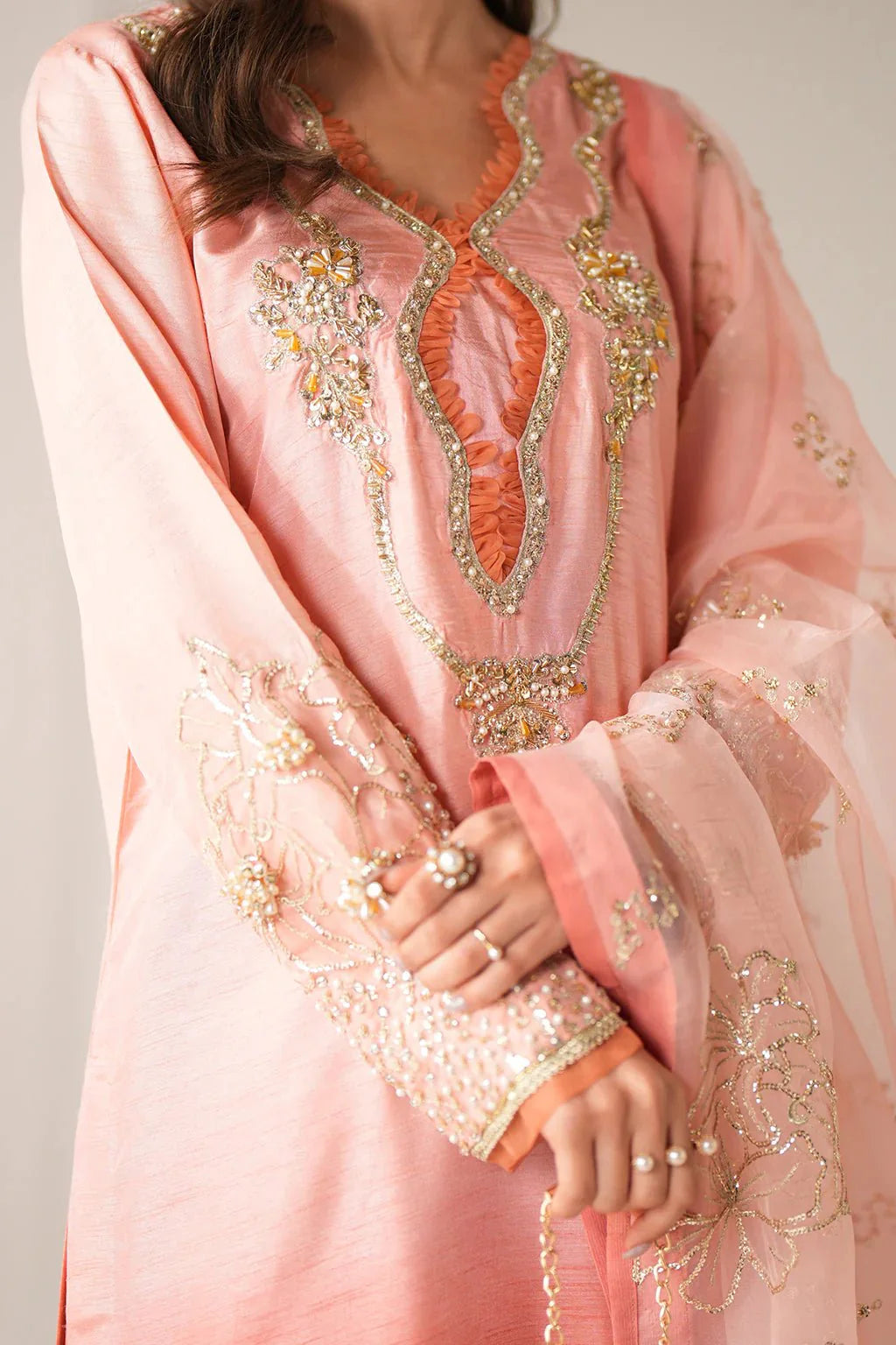 AJR Couture | Luxe Pret Eid | RHYTHM by AJR Couture - Designer Dress - Type: Ladies Clothes - Available at Libayah - 100% Original