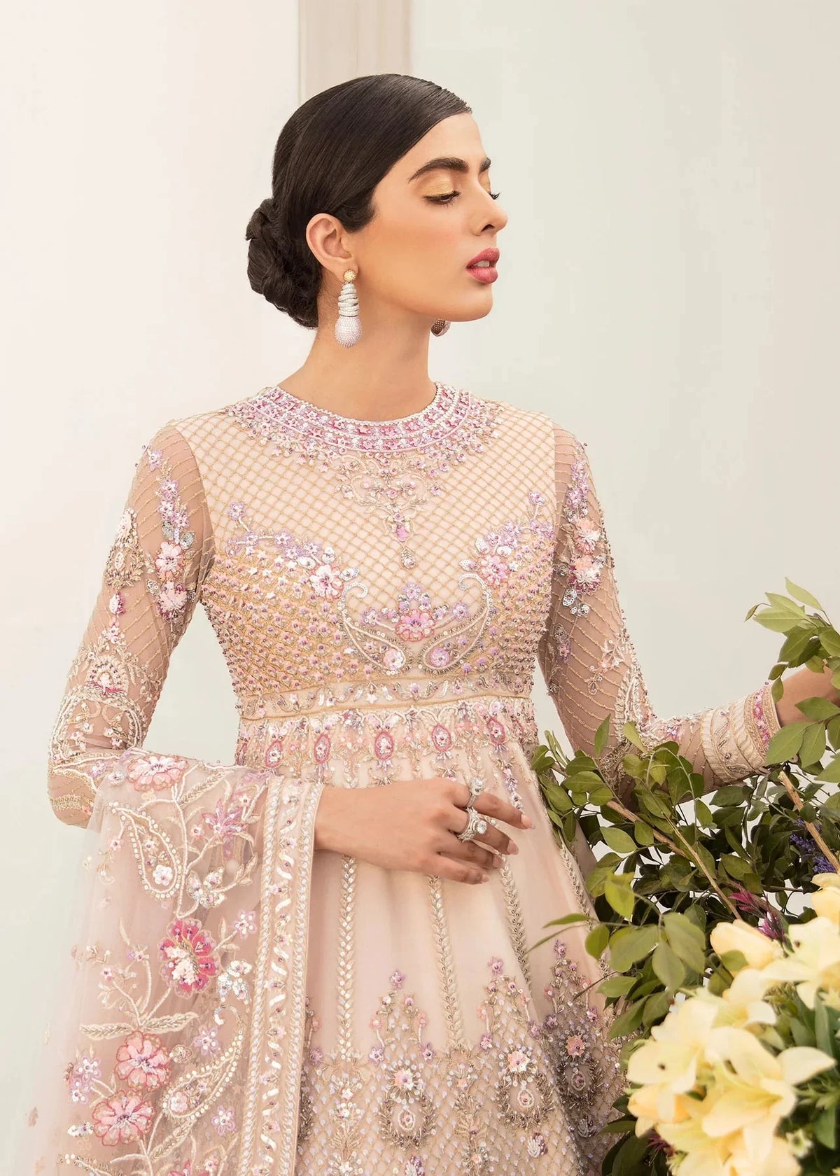 Akbar Aslam | Orphic Bridals | Bonita by Akbar Aslam - Designer Dress - Type: Ladies Clothes - Available at Libayah - 100% Original