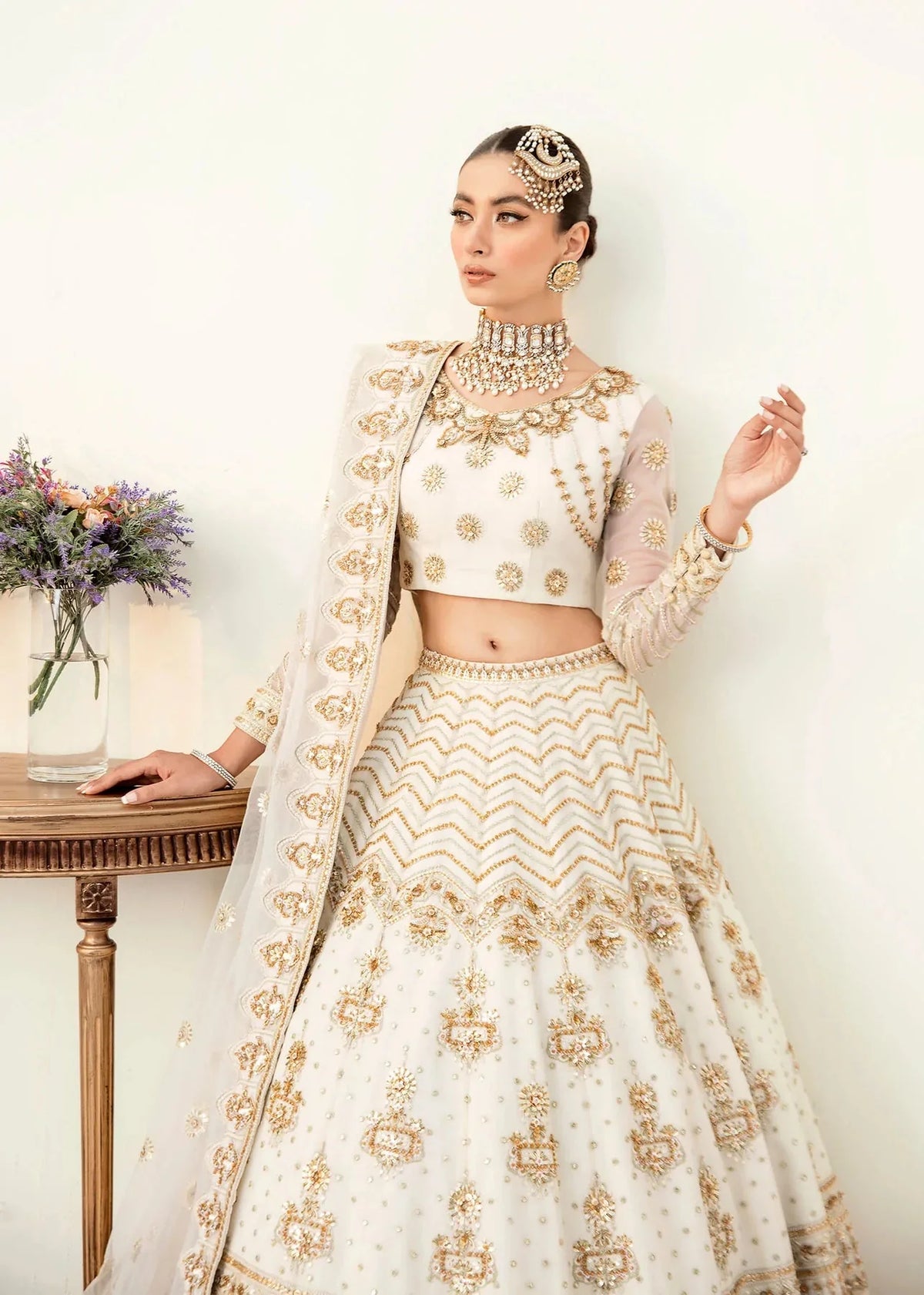 Akbar Aslam | Orphic Bridals | Cobalt by Akbar Aslam - Designer Dress - Type: Ladies Clothes - Available at Libayah - 100% Original