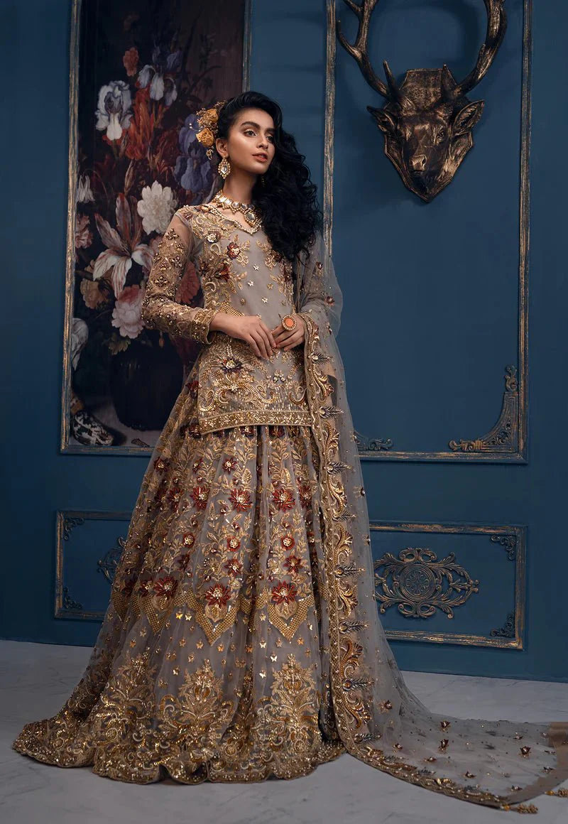 Akbar Aslam | Orphic Bridals | Queen Bee AAB-1403 by Akbar Aslam - Designer Dress - Type: Ladies Clothes - Available at Libayah - 100% Original