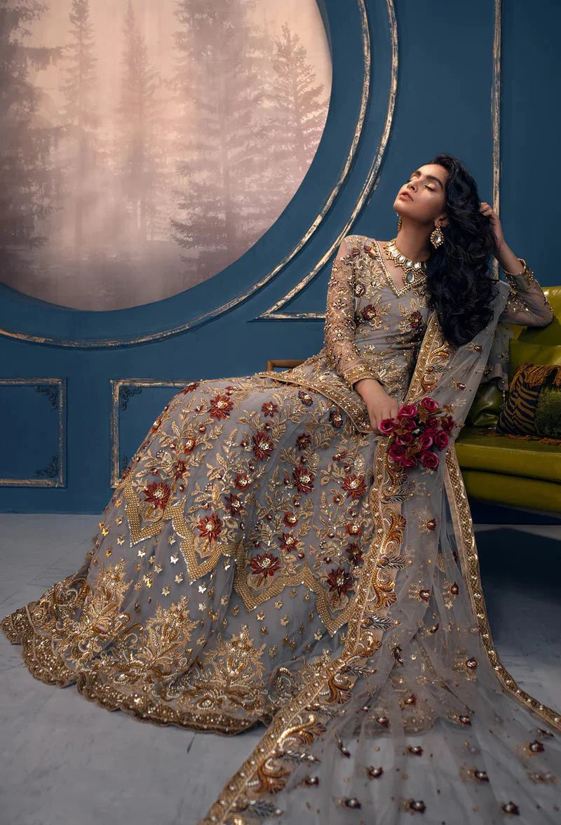 Akbar Aslam | Orphic Bridals | Queen Bee AAB-1403 by Akbar Aslam - Designer Dress - Type: Ladies Clothes - Available at Libayah - 100% Original