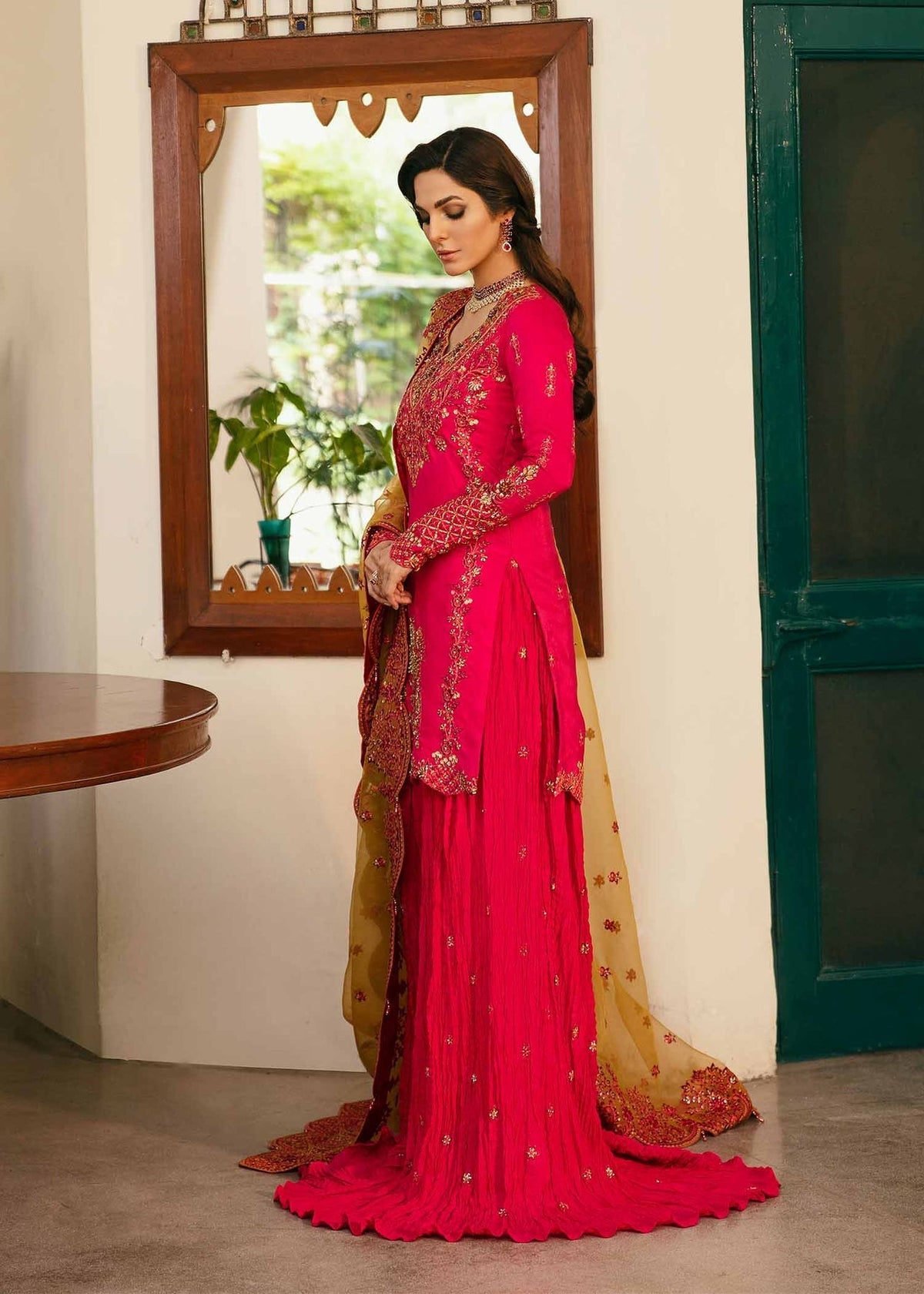 Akbar Aslam | Wedding Formals | AMRIX by Akbar Aslam - Designer Dress - Type: Ladies Clothes - Available at Libayah - 100% Original
