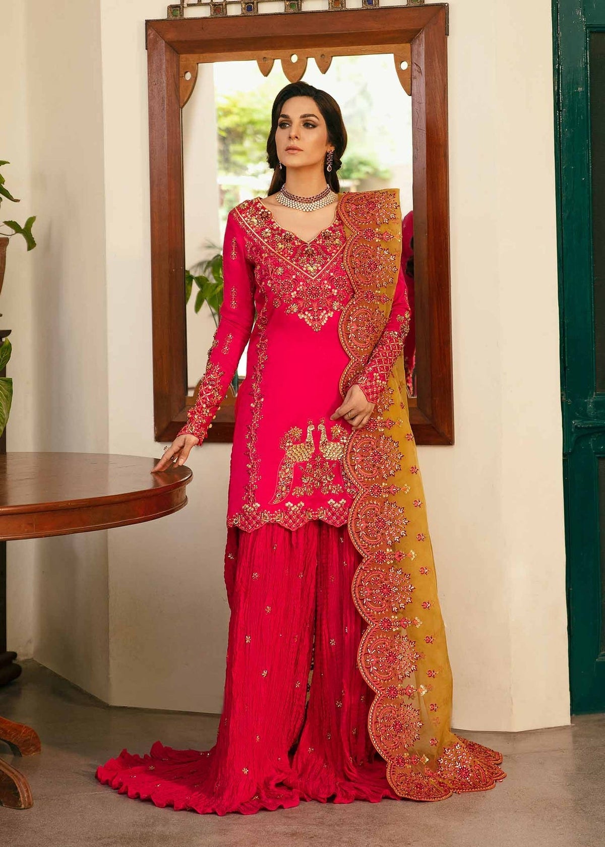 Akbar Aslam | Wedding Formals | AMRIX by Akbar Aslam - Designer Dress - Type: Ladies Clothes - Available at Libayah - 100% Original