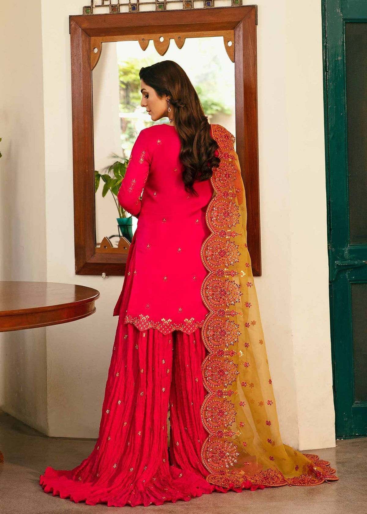 Akbar Aslam | Wedding Formals | AMRIX by Akbar Aslam - Designer Dress - Type: Ladies Clothes - Available at Libayah - 100% Original