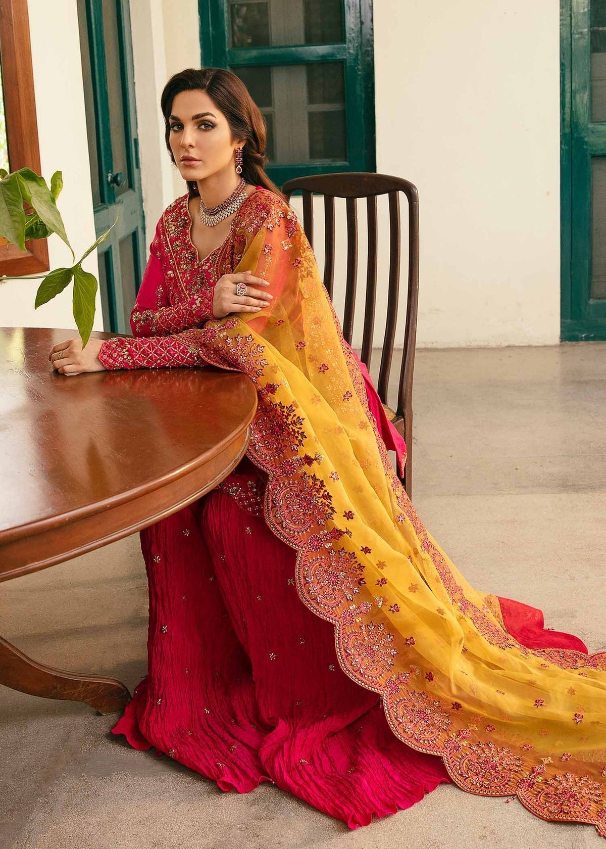 Akbar Aslam | Wedding Formals | AMRIX by Akbar Aslam - Designer Dress - Type: Ladies Clothes - Available at Libayah - 100% Original