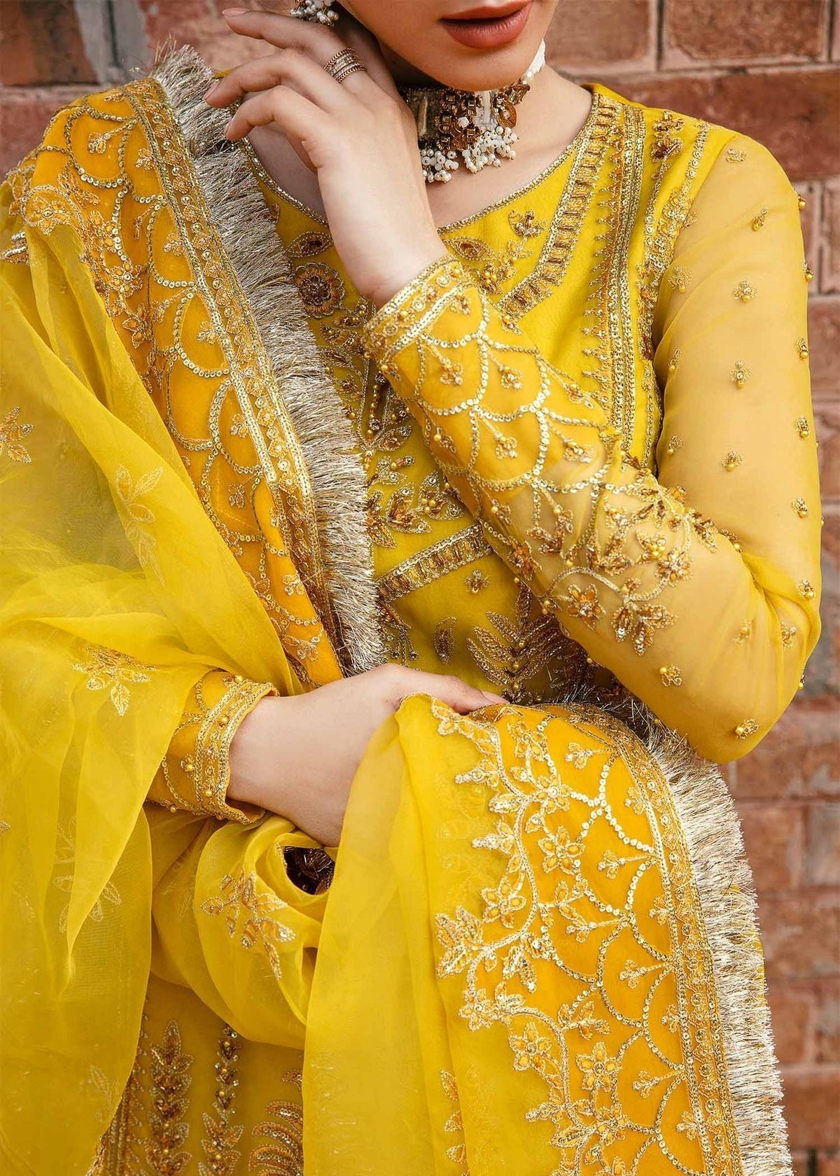 Akbar Aslam | Wedding Formals | CAILIN by Akbar Aslam - Designer Dress - Type: Ladies Clothes - Available at Libayah - 100% Original