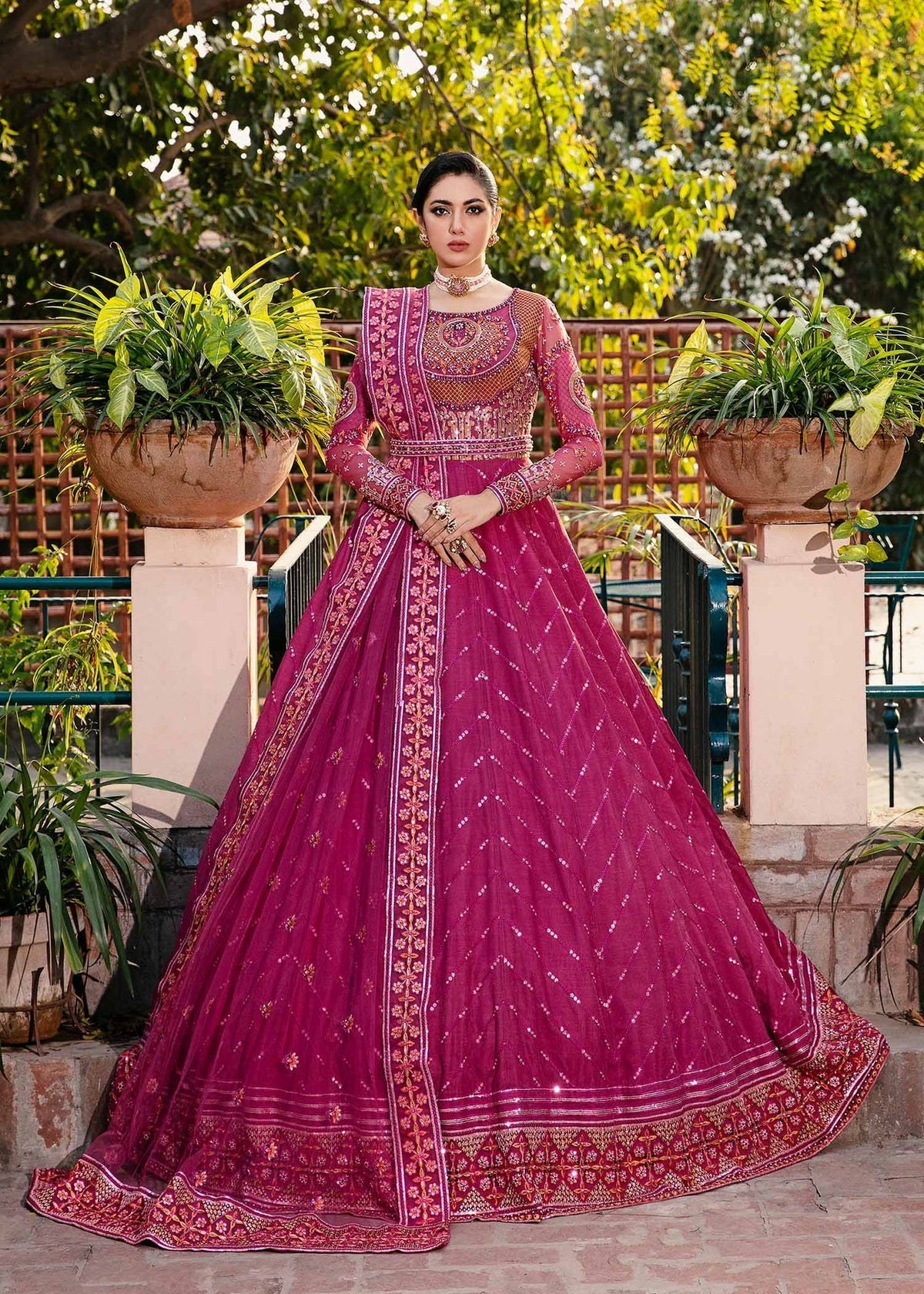 Akbar Aslam | Wedding Formals | CATALEYA by Akbar Aslam - Designer Dress - Type: Ladies Clothes - Available at Libayah - 100% Original