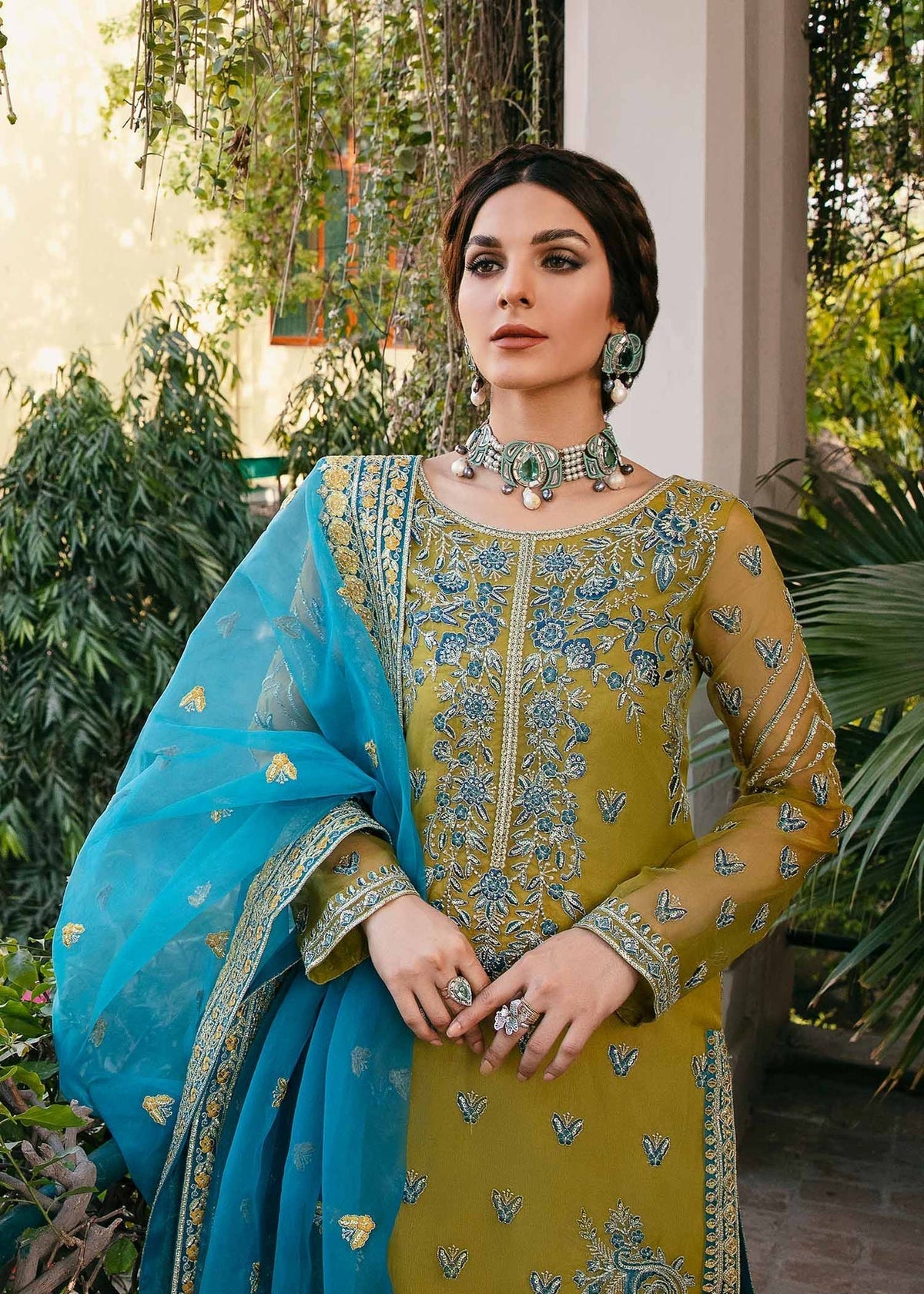 Akbar Aslam | Wedding Formals | DAVINA by Akbar Aslam - Designer Dress - Type: Ladies Clothes - Available at Libayah - 100% Original