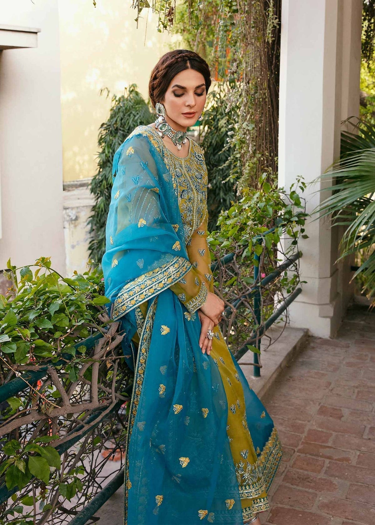 Akbar Aslam | Wedding Formals | DAVINA by Akbar Aslam - Designer Dress - Type: Ladies Clothes - Available at Libayah - 100% Original