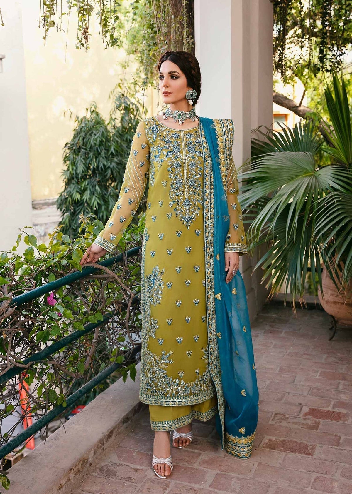 Akbar Aslam | Wedding Formals | DAVINA by Akbar Aslam - Designer Dress - Type: Ladies Clothes - Available at Libayah - 100% Original