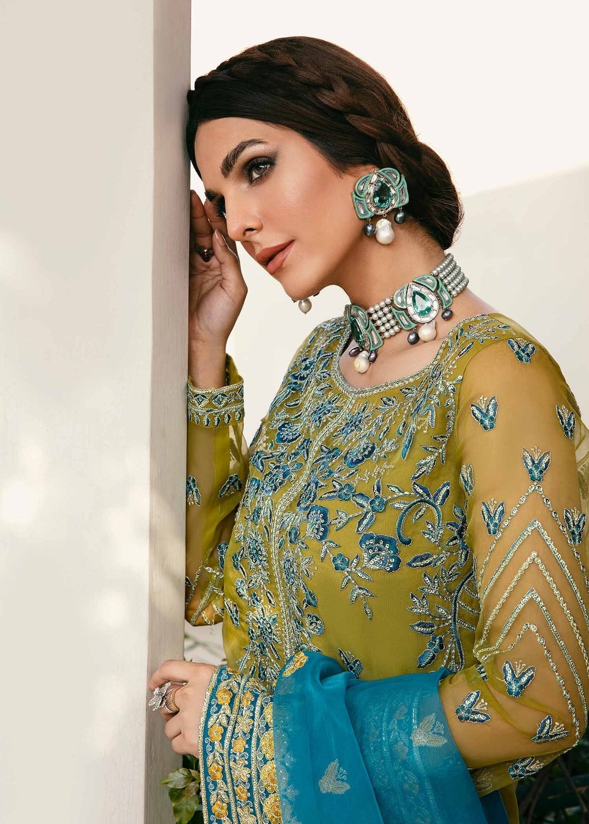 Akbar Aslam | Wedding Formals | DAVINA by Akbar Aslam - Designer Dress - Type: Ladies Clothes - Available at Libayah - 100% Original