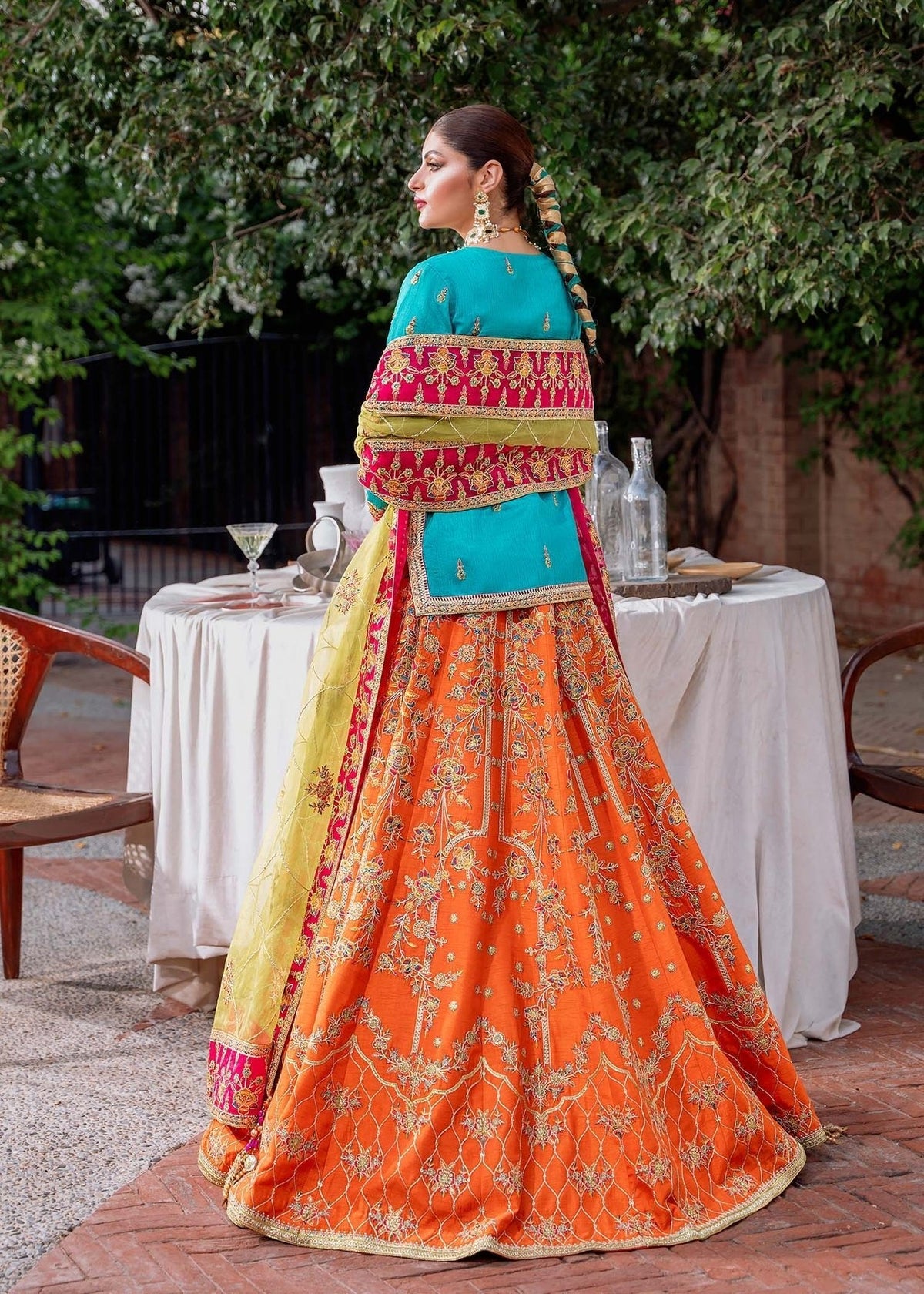 Akbar Aslam | Wedding Formals | MAAHRU by Akbar Aslam - Designer Dress - Type: Ladies Clothes - Available at Libayah - 100% Original