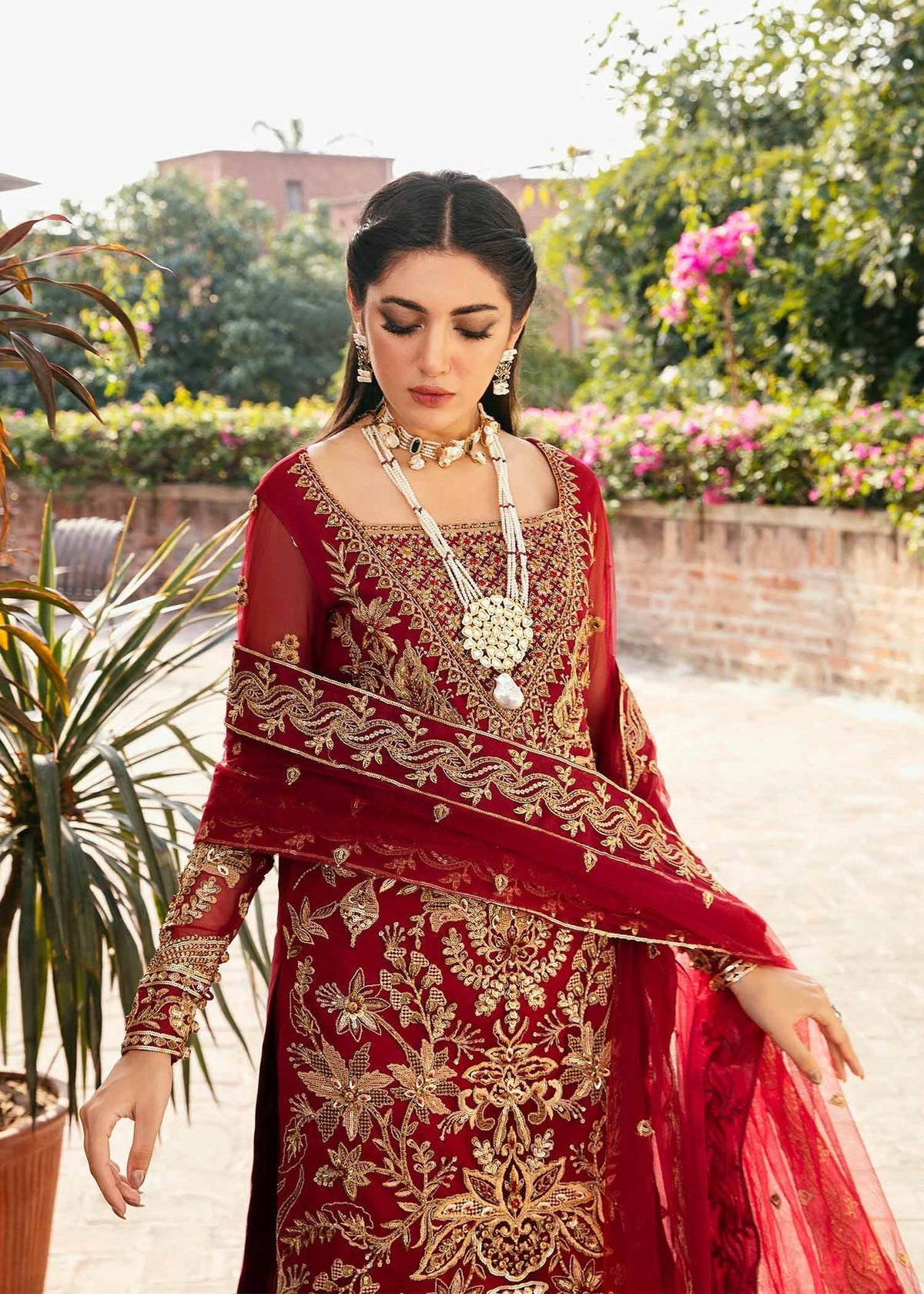 Akbar Aslam | Wedding Formals | OMAIRA by Akbar Aslam - Designer Dress - Type: Ladies Clothes - Available at Libayah - 100% Original