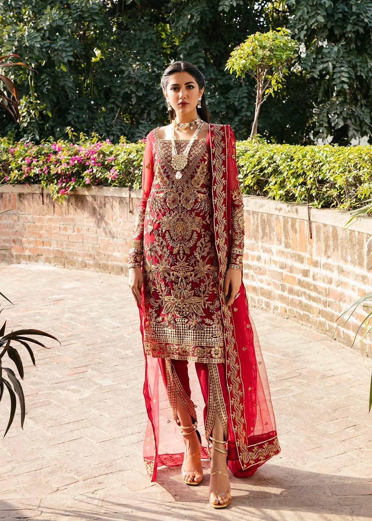 Akbar Aslam | Wedding Formals | OMAIRA by Akbar Aslam - Designer Dress - Type: Ladies Clothes - Available at Libayah - 100% Original