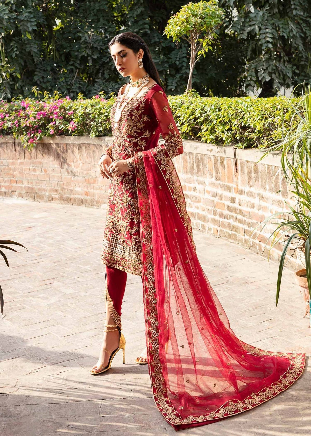 Akbar Aslam | Wedding Formals | OMAIRA by Akbar Aslam - Designer Dress - Type: Ladies Clothes - Available at Libayah - 100% Original