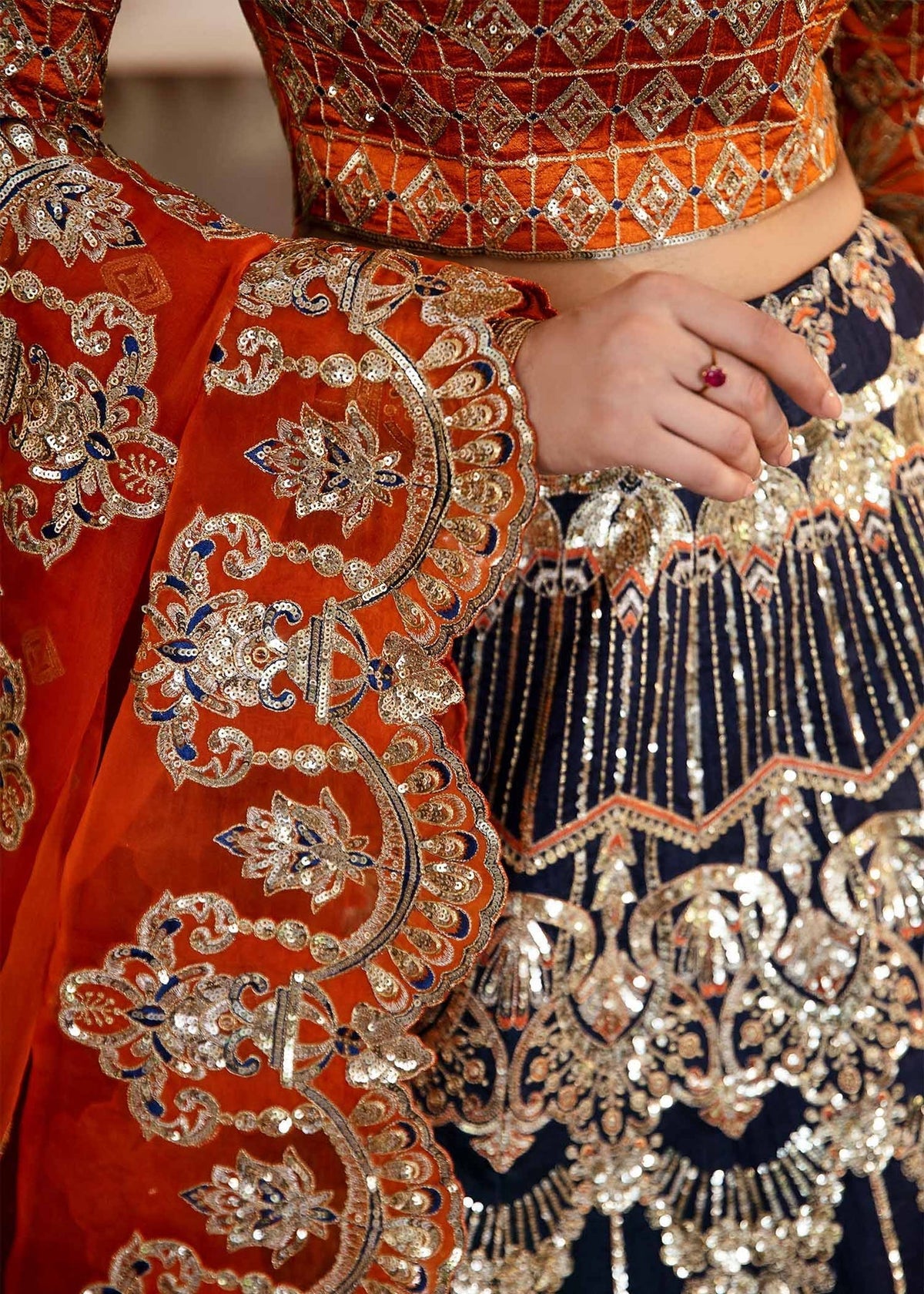 Akbar Aslam | Wedding Formals | SIRENA by Akbar Aslam - Designer Dress - Type: Ladies Clothes - Available at Libayah - 100% Original