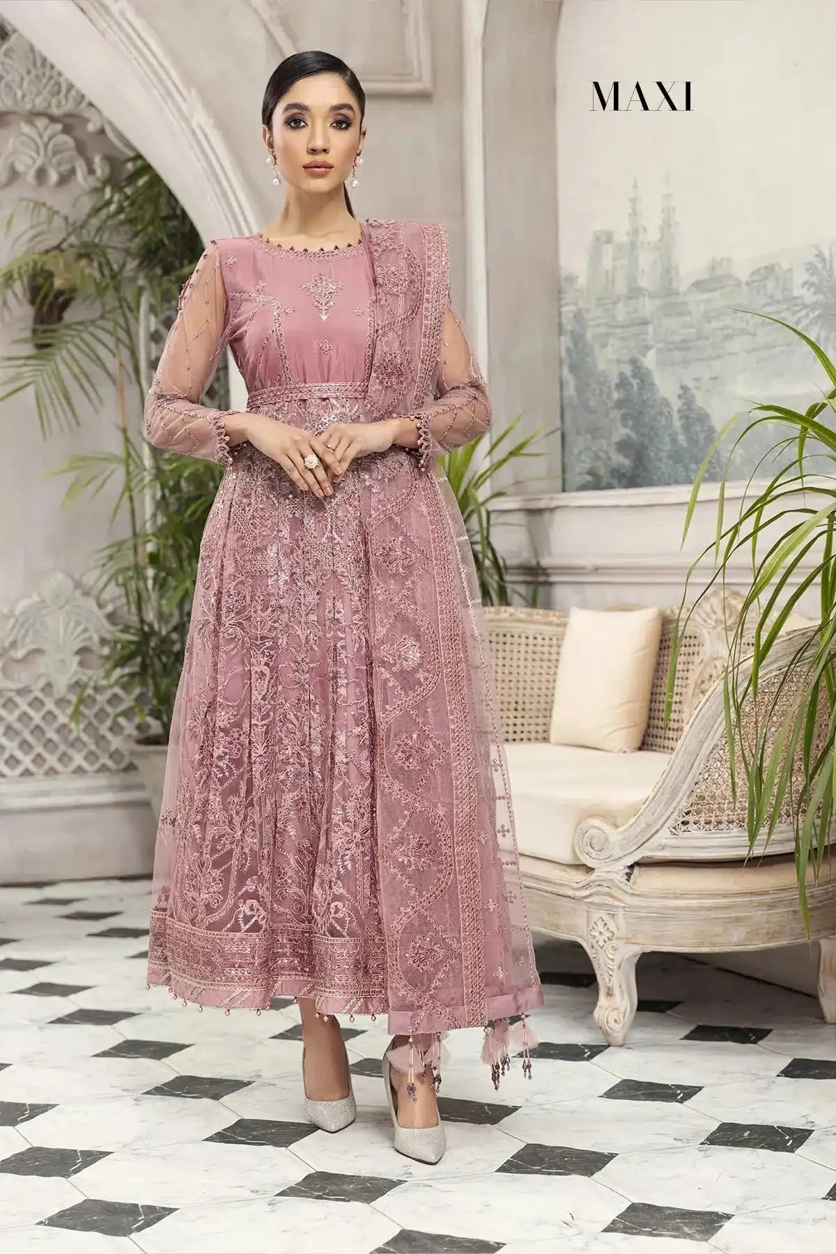 Alizeh | Embroidered Chiffon | Mahpera by Alizeh - Designer Dress - Type: Ladies Clothes - Available at Libayah - 100% Original