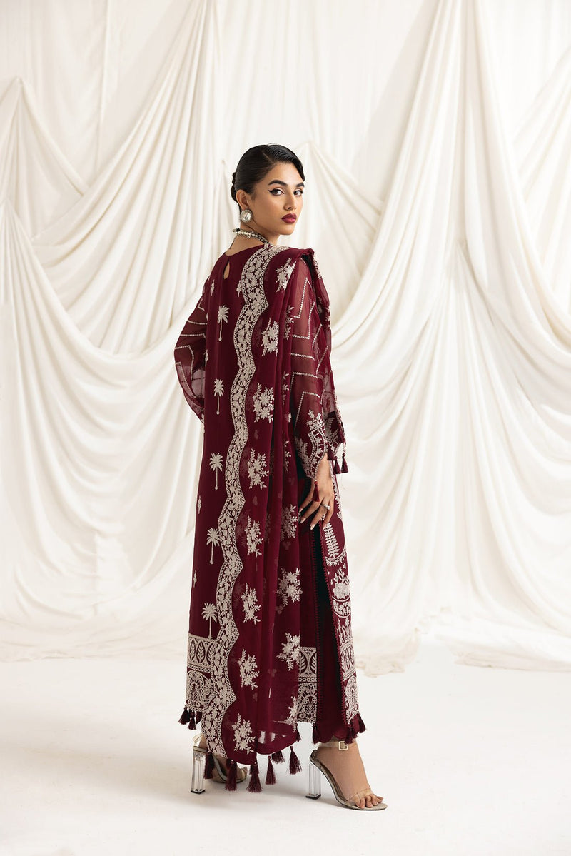 Alizeh | Formals Collection | Clara C (MAROON) by Alizeh - Designer Dress - Type: Ladies Clothes - Available at Libayah - 100% Original