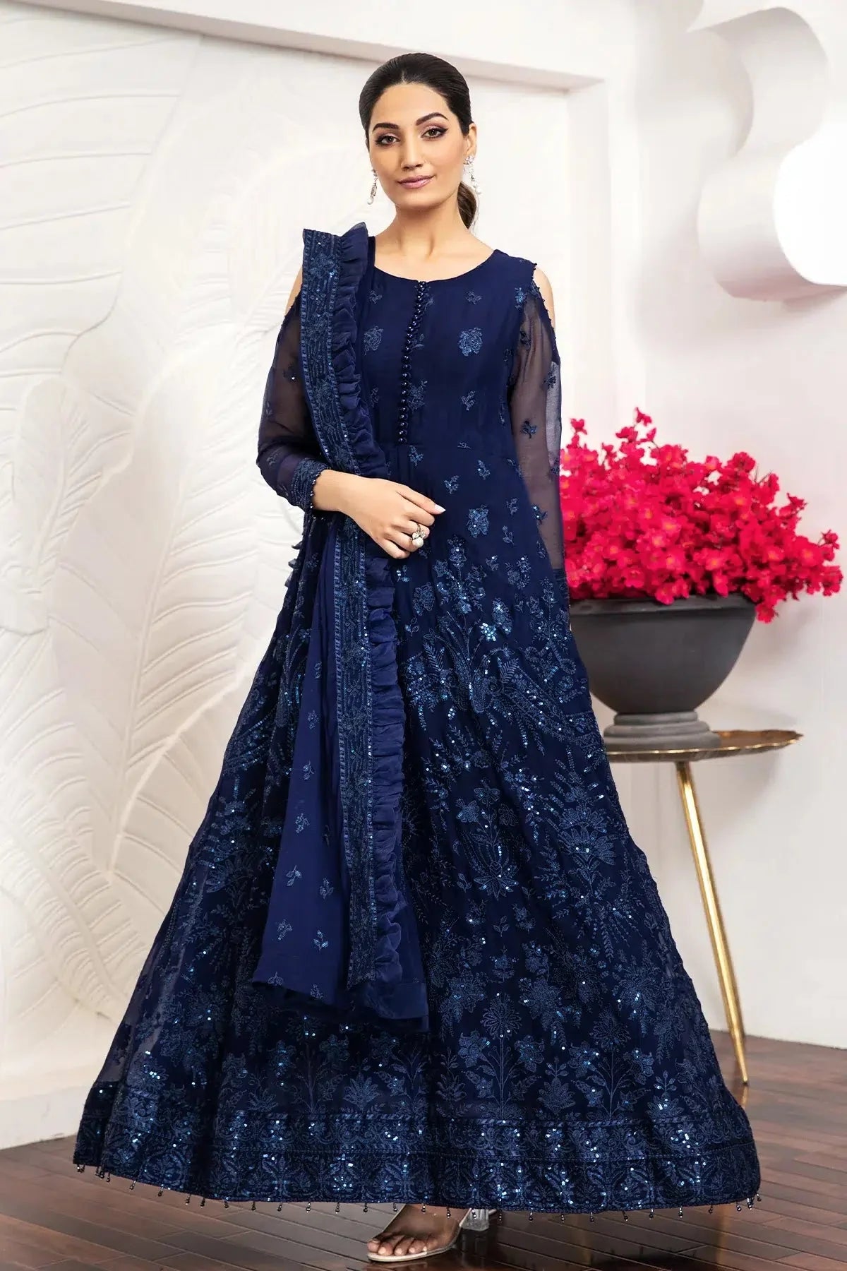 Alizeh | Formals Collection | Glace Blue by Alizeh - Designer Dress - Type: Ladies Clothes - Available at Libayah - 100% Original