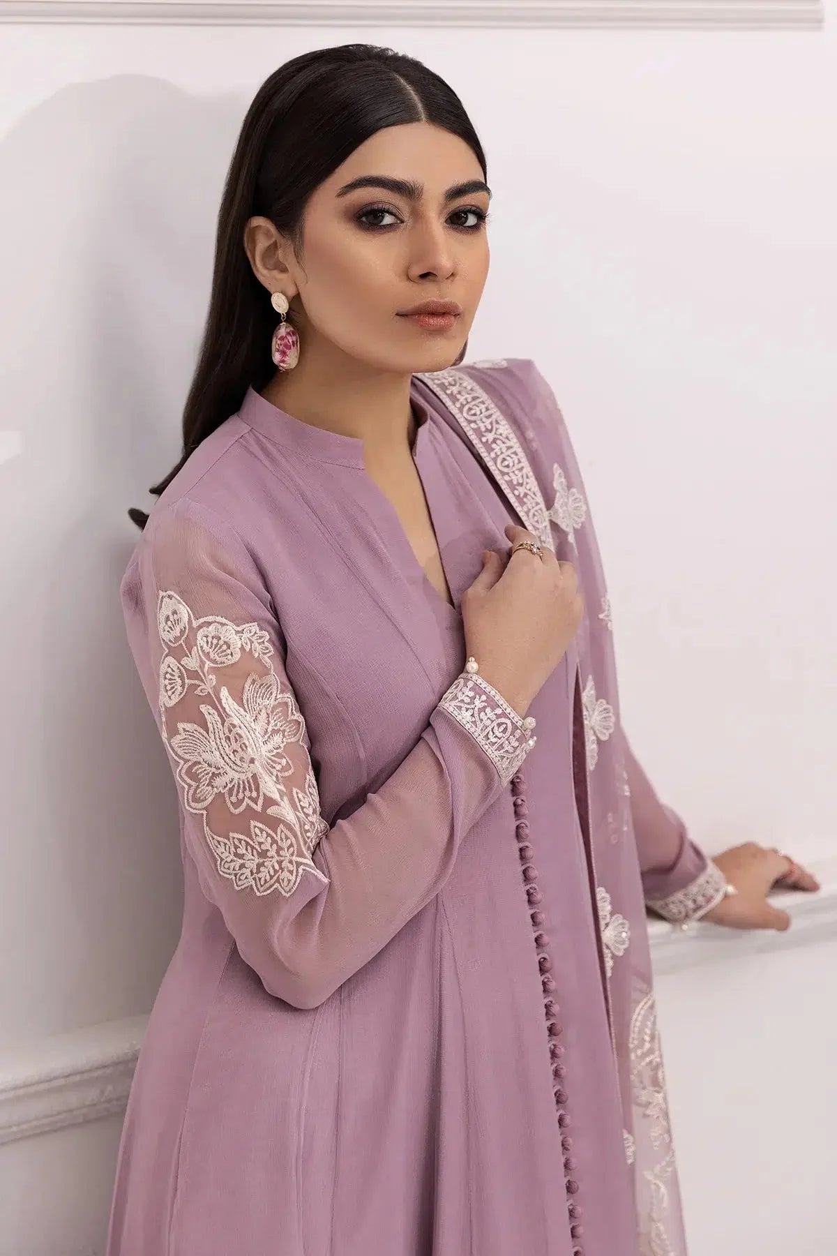 Alizeh | Formals Collection | Lilac Dress 3 piece - RTW1006 by Alizeh - Designer Dress - Type: Ladies Clothes - Available at Libayah - 100% Original
