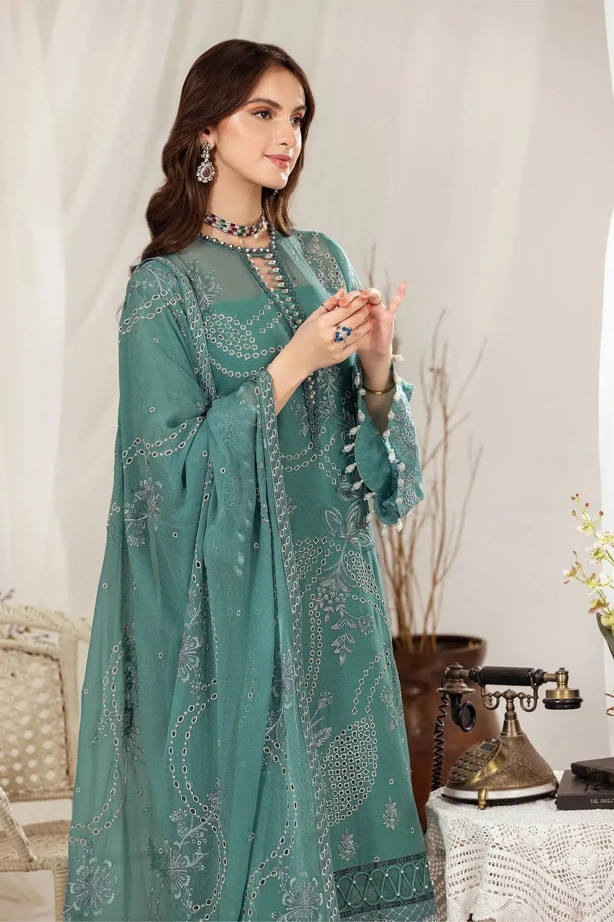 Alizeh | Formals Collection | Meshki by Alizeh - Designer Dress - Type: Ladies Clothes - Available at Libayah - 100% Original