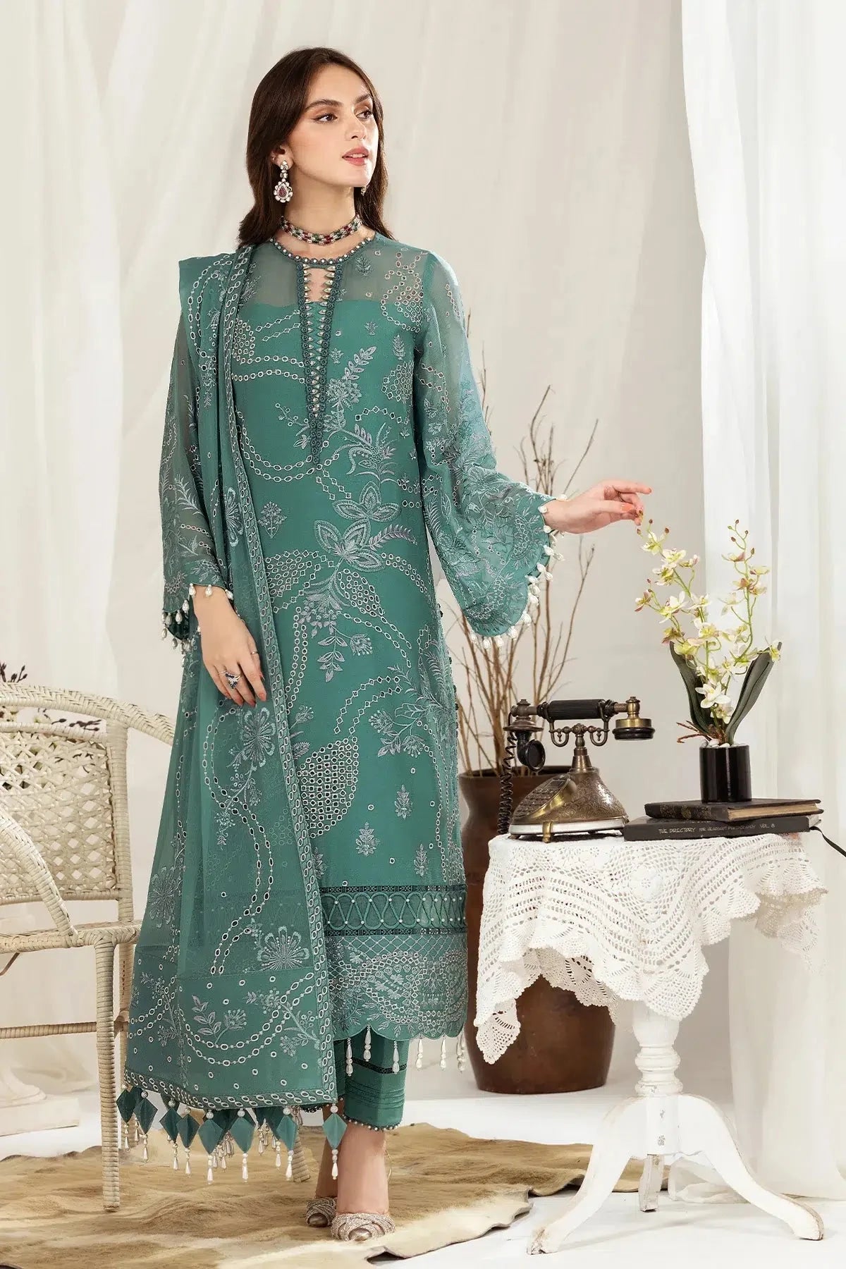 Alizeh | Formals Collection | Meshki by Alizeh - Designer Dress - Type: Ladies Clothes - Available at Libayah - 100% Original