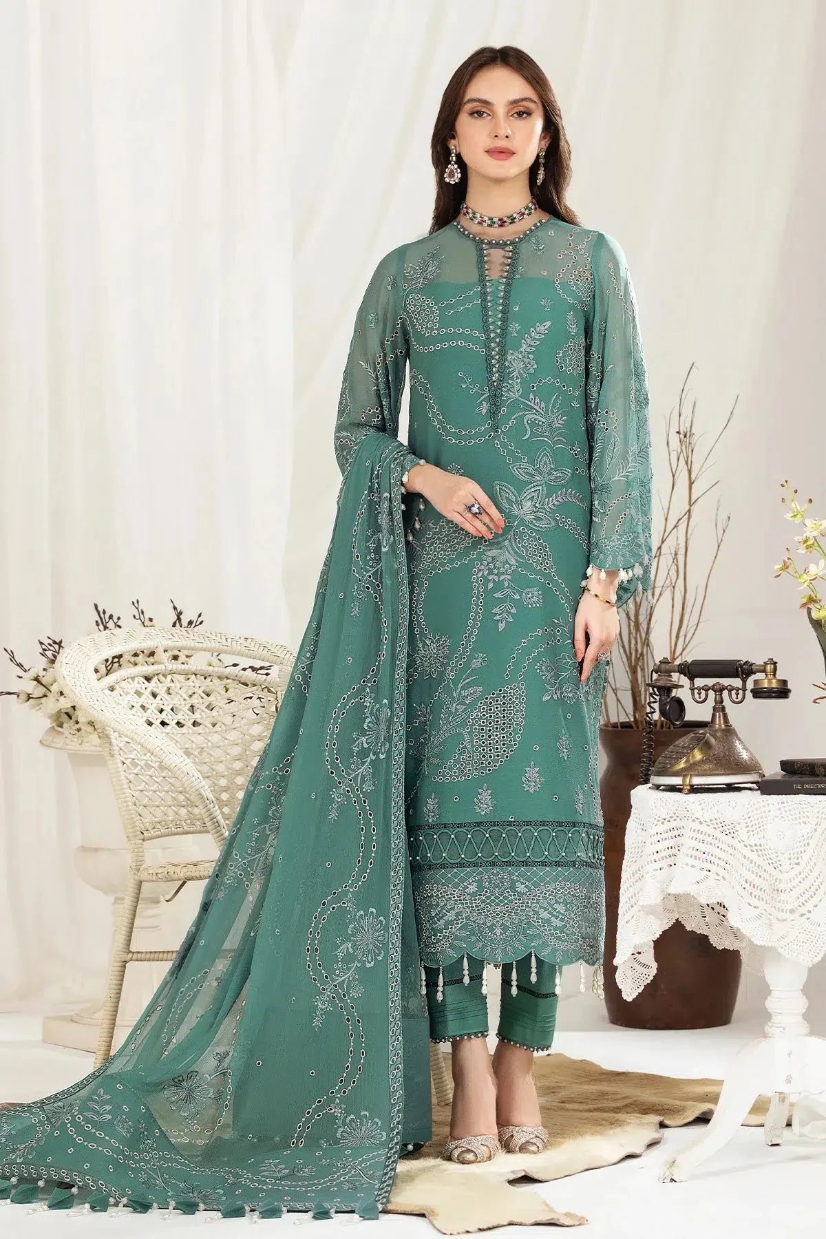 Alizeh | Formals Collection | Meshki by Alizeh - Designer Dress - Type: Ladies Clothes - Available at Libayah - 100% Original