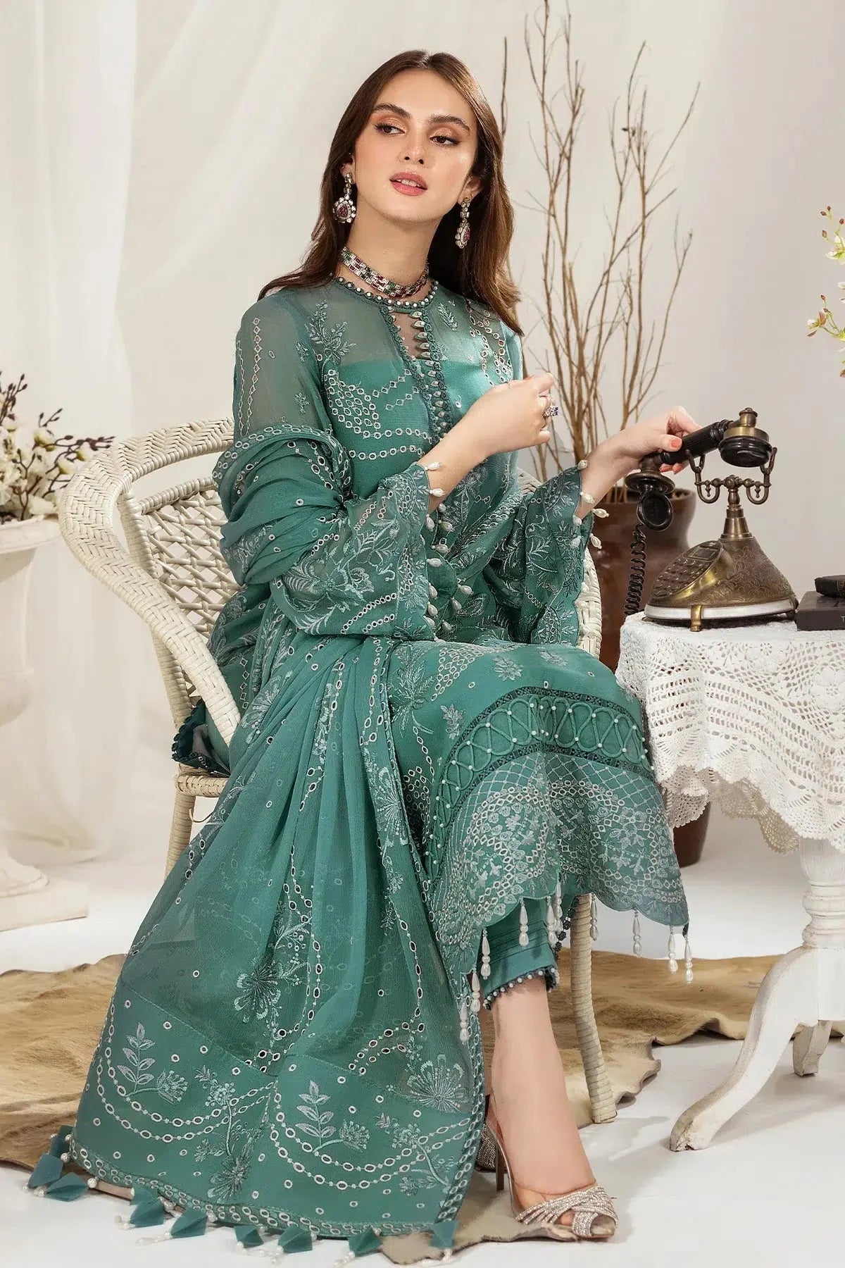 Alizeh | Formals Collection | Meshki by Alizeh - Designer Dress - Type: Ladies Clothes - Available at Libayah - 100% Original