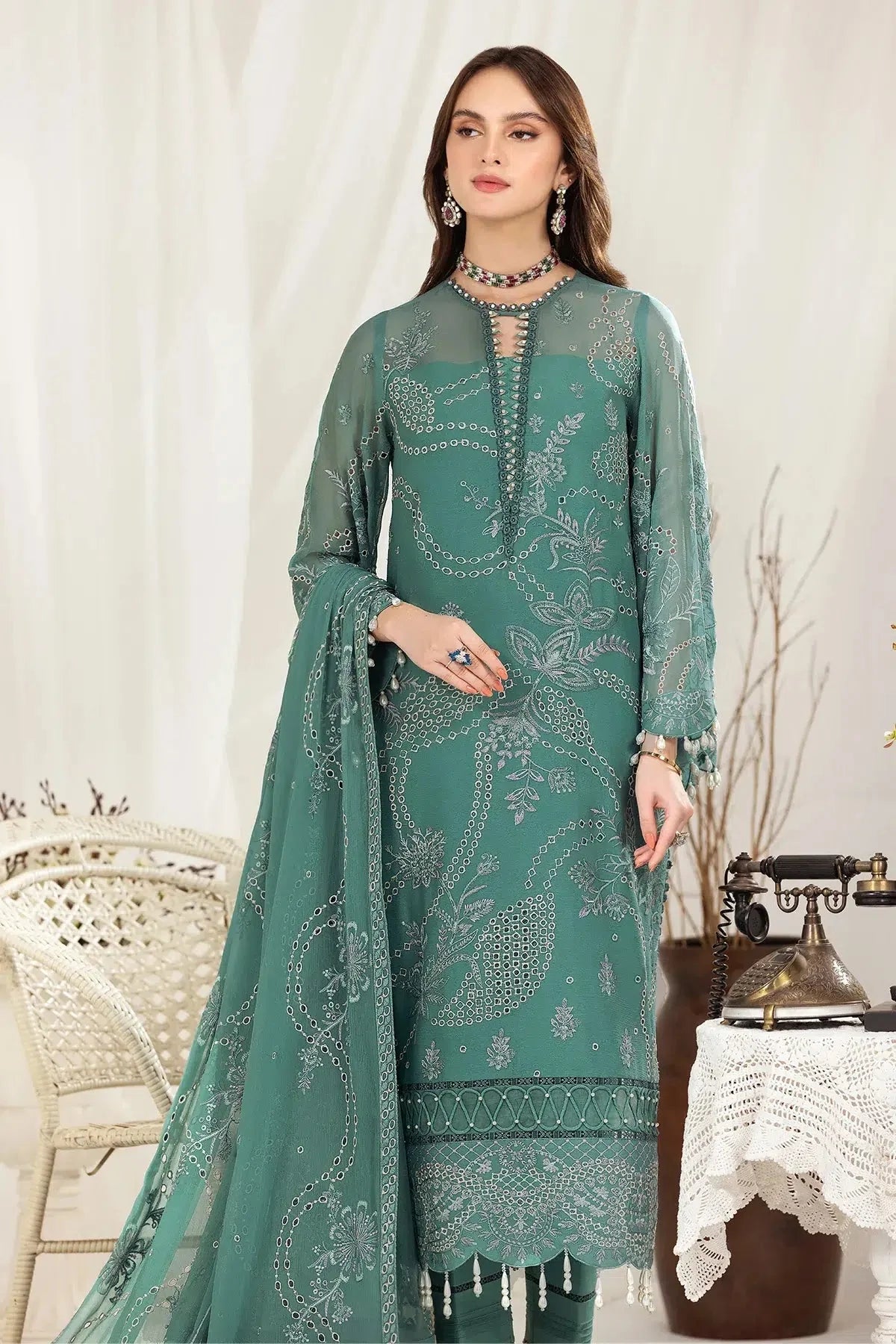 Alizeh | Formals Collection | Meshki by Alizeh - Designer Dress - Type: Ladies Clothes - Available at Libayah - 100% Original