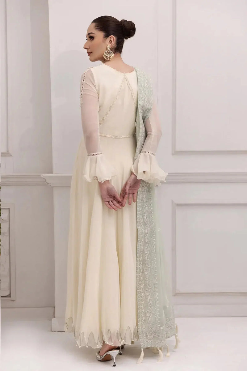 Alizeh | Formals Collection | Off White Dress 3 piece - RTW1007 by Alizeh - Designer Dress - Type: Ladies Clothes - Available at Libayah - 100% Original