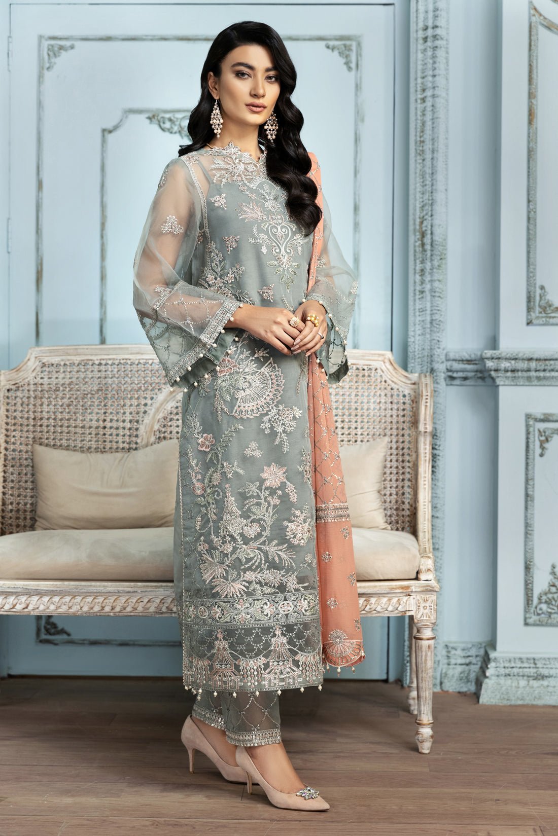 Alizeh | Formals Collection | Zamair by Alizeh - Designer Dress - Type: Ladies Clothes - Available at Libayah - 100% Original