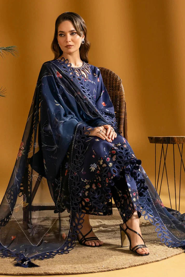 Alizeh | Maahi Embroidered Lawn | Iris by Alizeh - Designer Dress - Type: Ladies Clothes - Available at Libayah - 100% Original