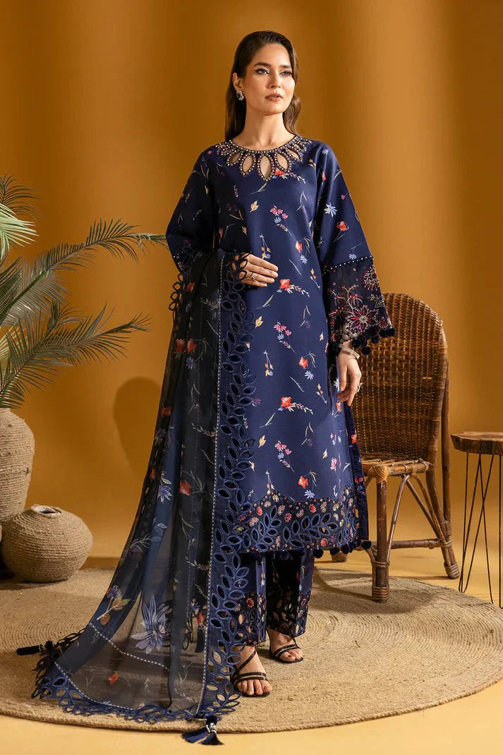 Alizeh | Maahi Embroidered Lawn | Iris by Alizeh - Designer Dress - Type: Ladies Clothes - Available at Libayah - 100% Original