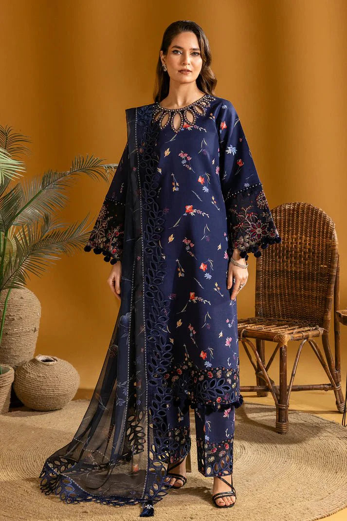 Alizeh | Maahi Embroidered Lawn | Iris by Alizeh - Designer Dress - Type: Ladies Clothes - Available at Libayah - 100% Original