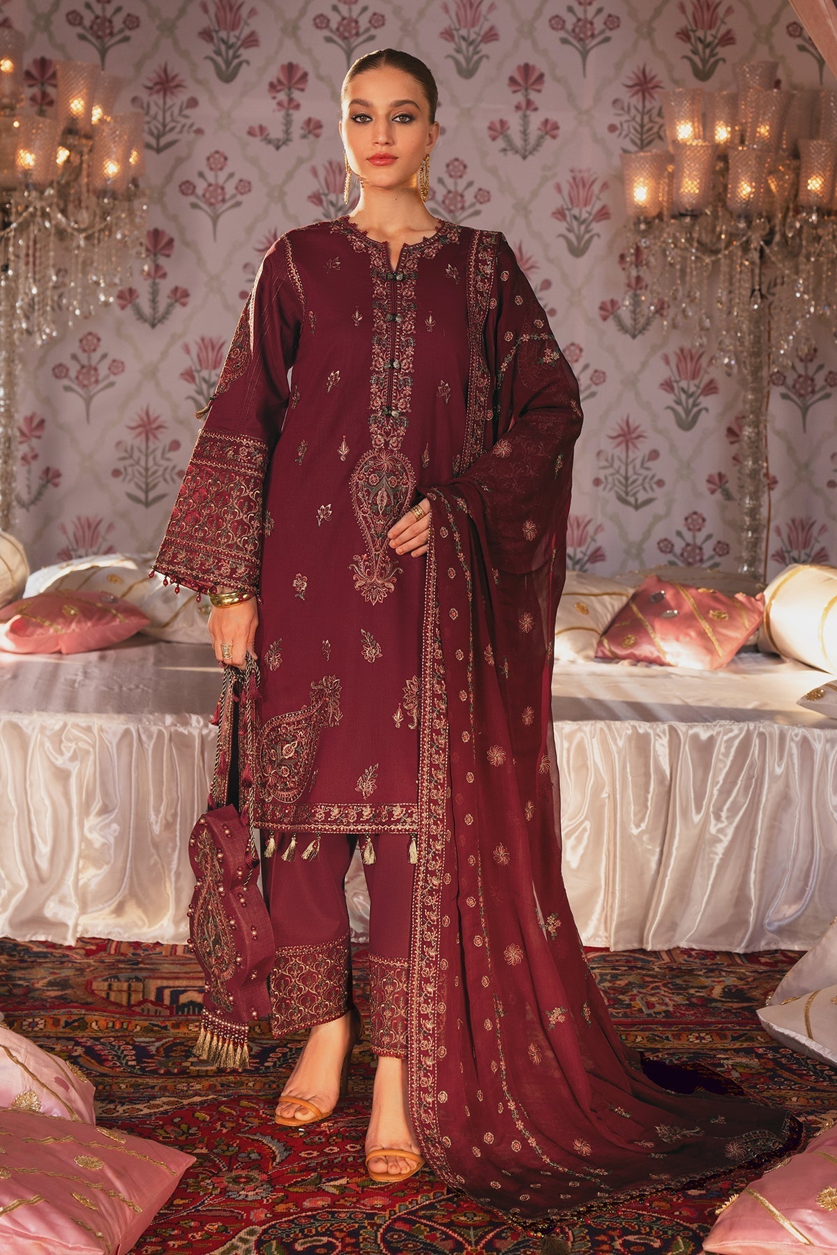 Alizeh | Rawayat Luxury Lawn 24 | Afreen by Alizeh - Designer Dress - Type: Ladies Clothes - Available at Libayah - 100% Original
