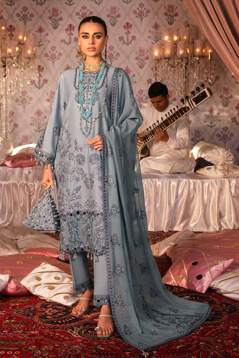 Alizeh | Rawayat Luxury Lawn 24 | Sahiba by Alizeh - Designer Dress - Type: Ladies Clothes - Available at Libayah - 100% Original