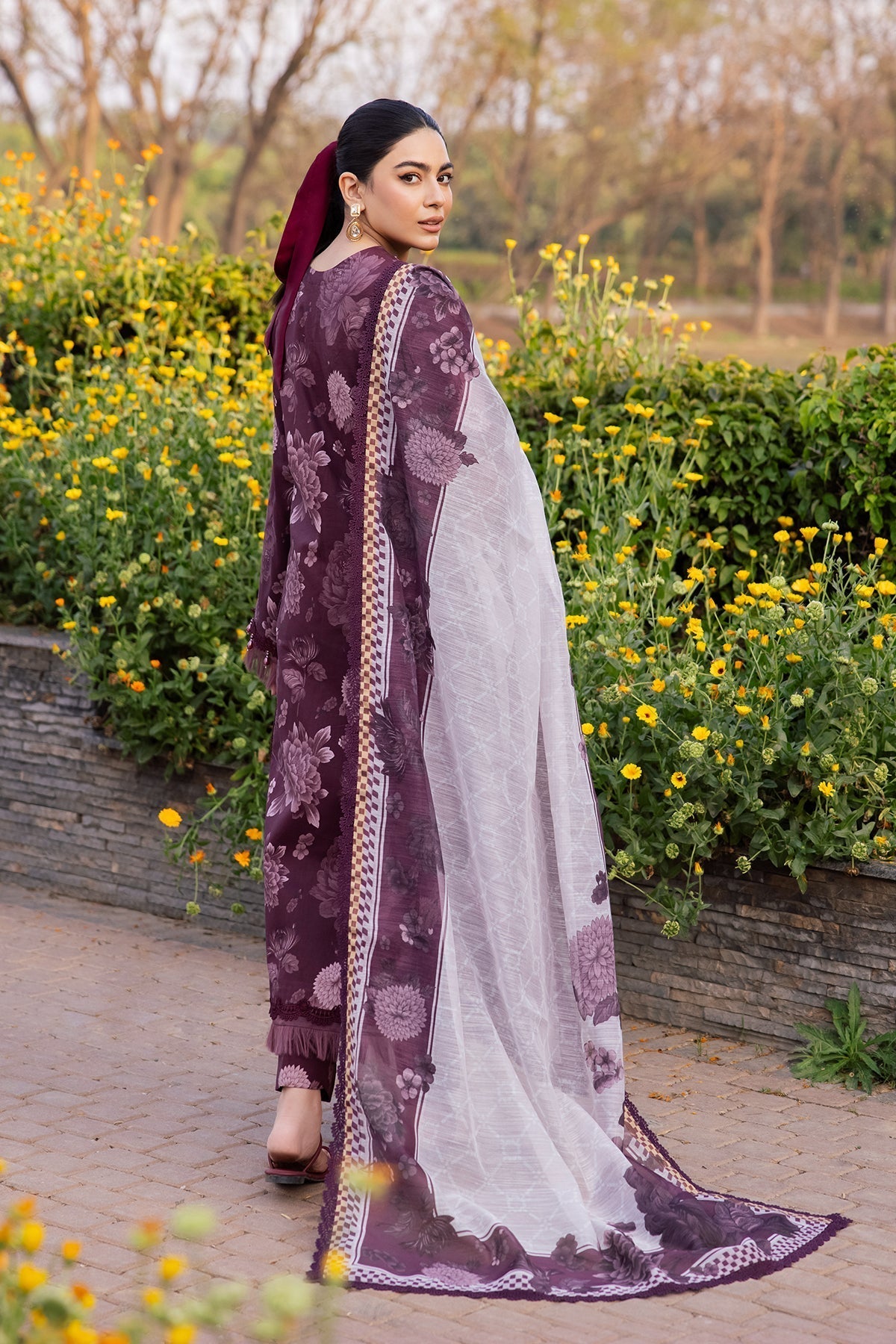 Alizeh | Sheen Lawn Prints 24 | ASTER by Alizeh - Designer Dress - Type: Ladies Clothes - Available at Libayah - 100% Original